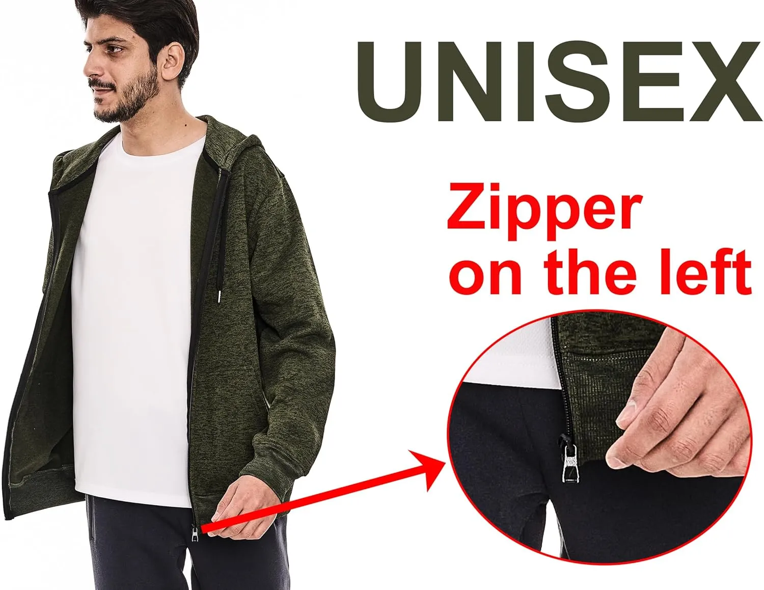 3 Pack Mens Fleece Hoodie Long Sleeve Lightweight Athletic Workout Sweatshirt for Men with Pockets