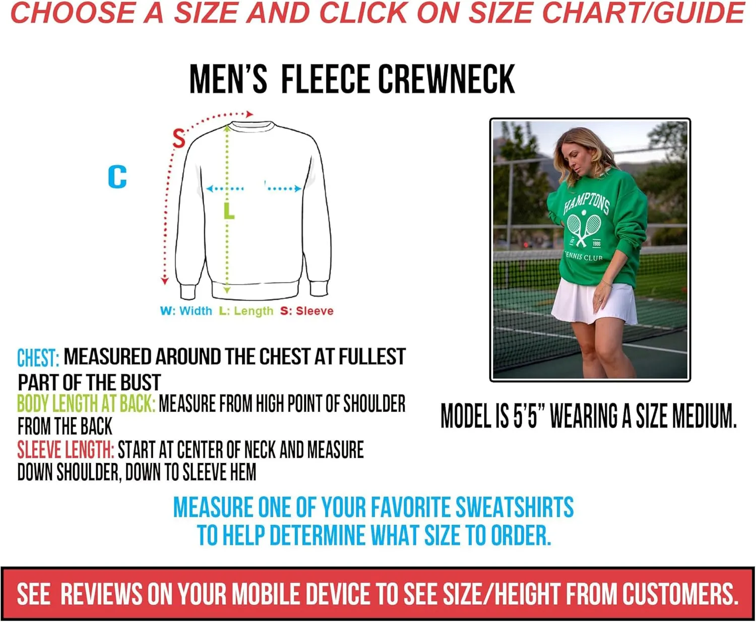 Adult Hamptons Men's Tennis Club Relaxed Sweatshirt, Vintage Lightweight Tennis Apparel