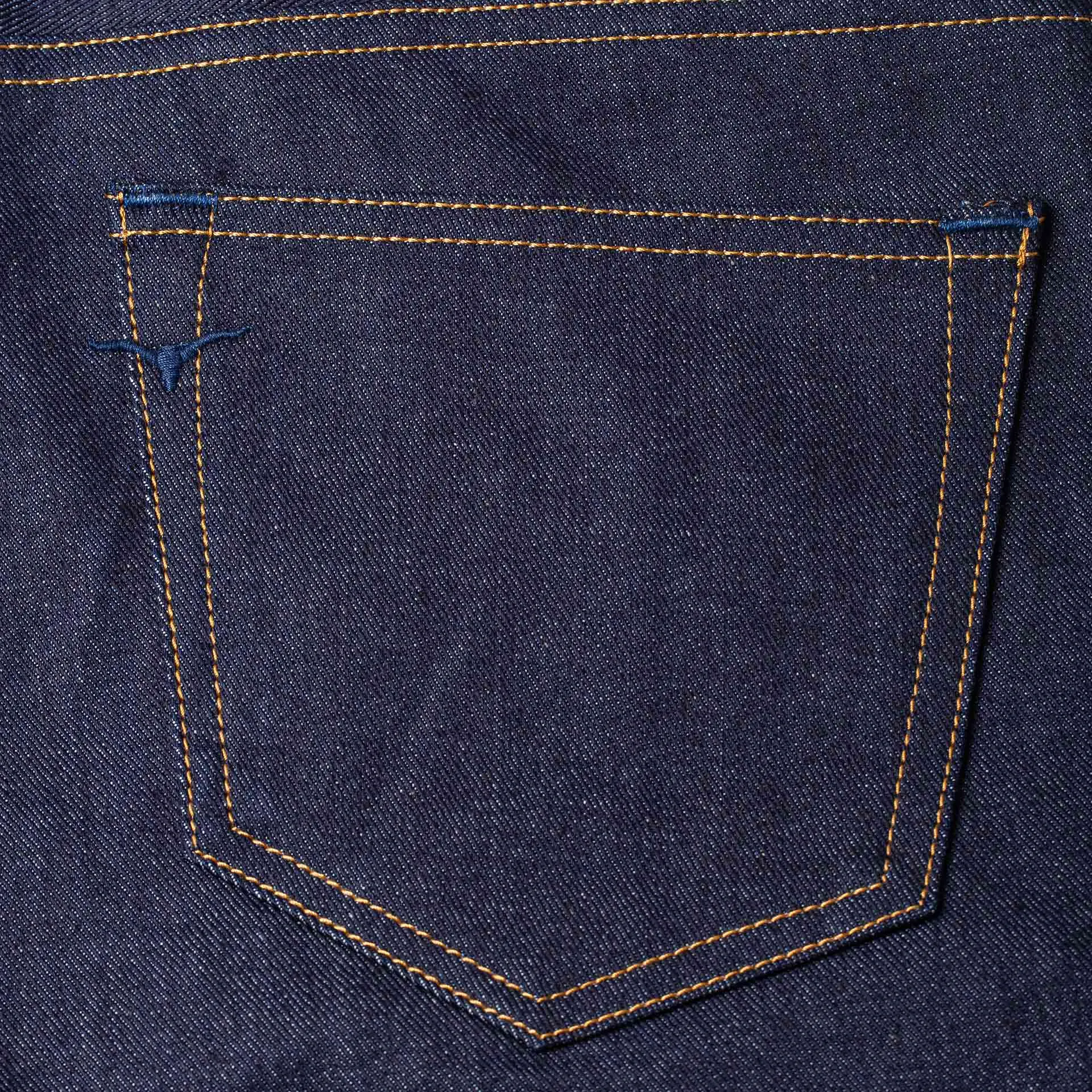 B-01 SLIM 14 oz. easy fade LHT selvedge