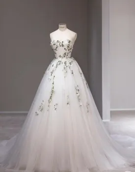 Ball Gown Colorful Wedding Dress