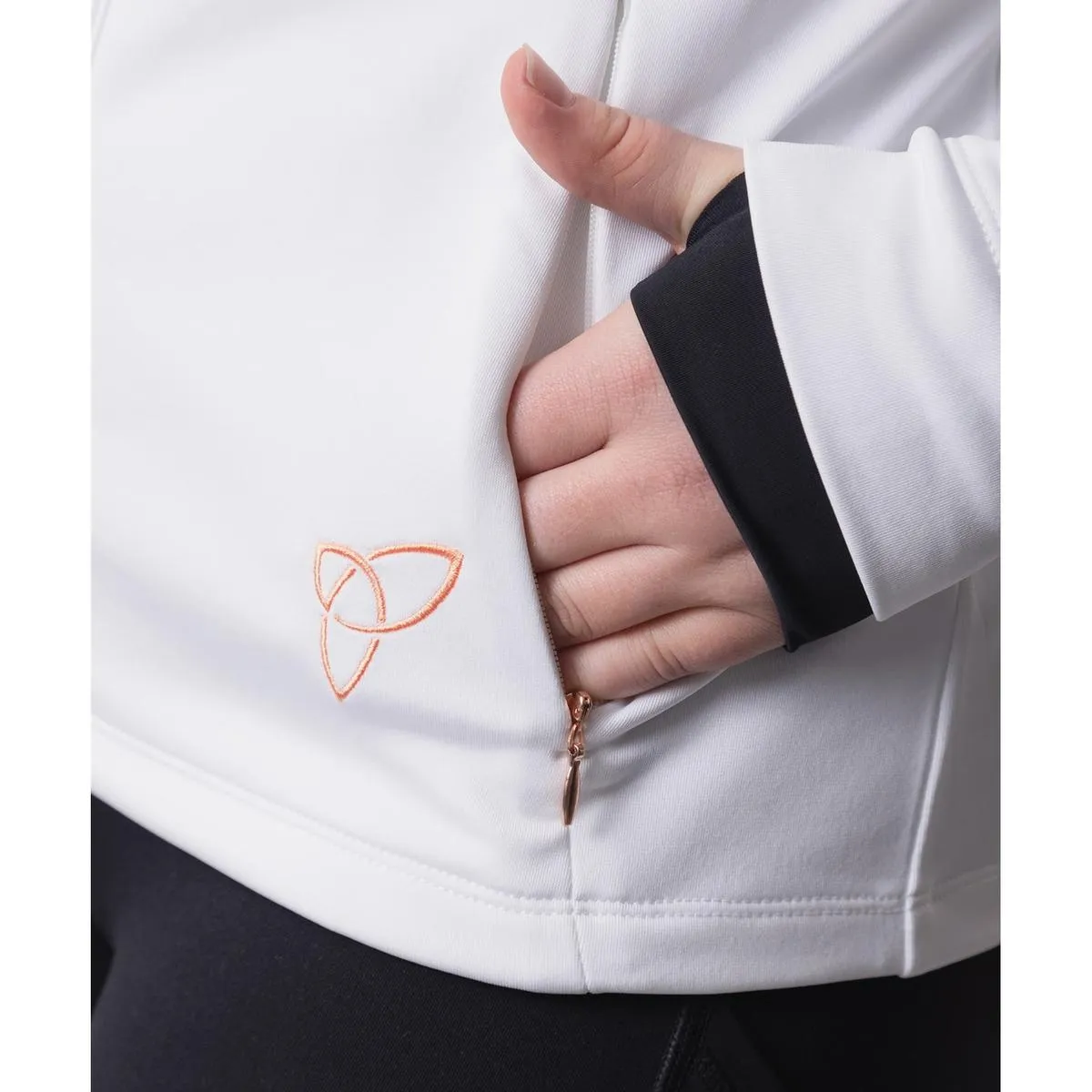 Boudavida Resolve Zipped Sports Jacket White