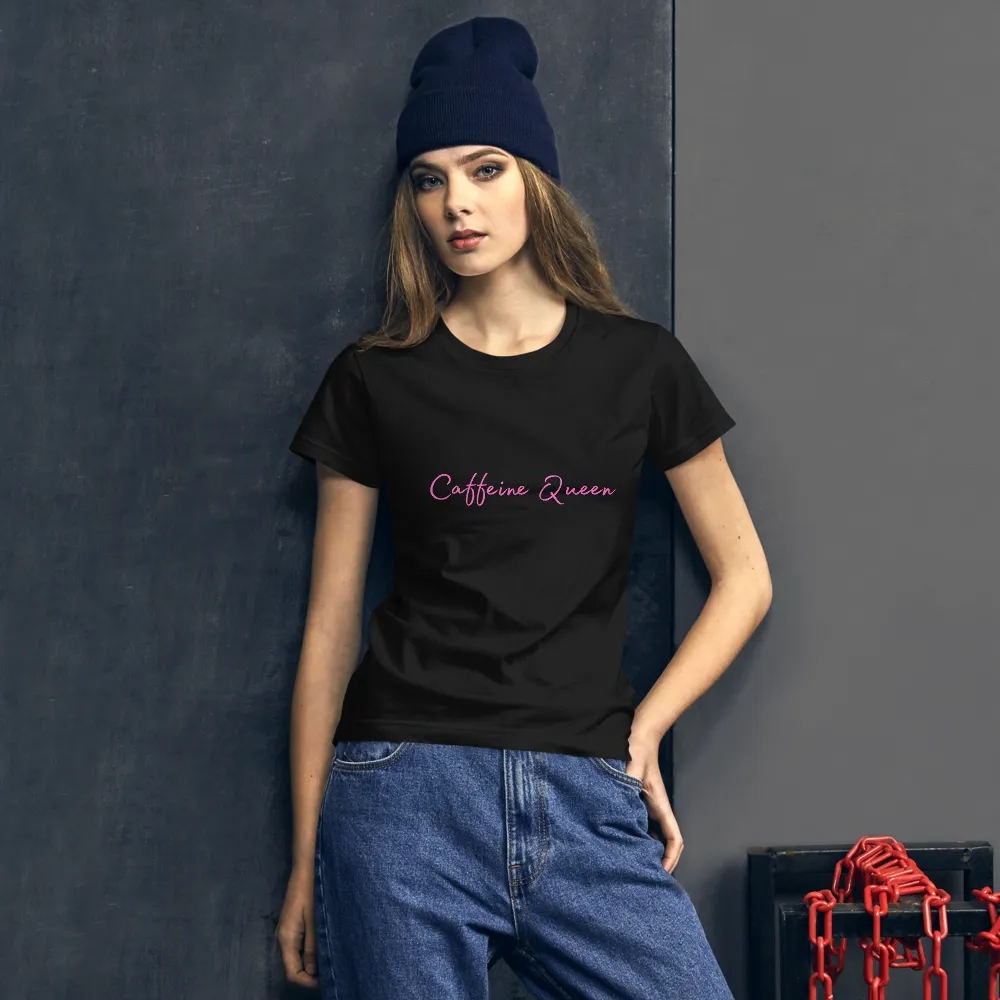 CAFFEINE QUEEN Women's short sleeve t-shirt