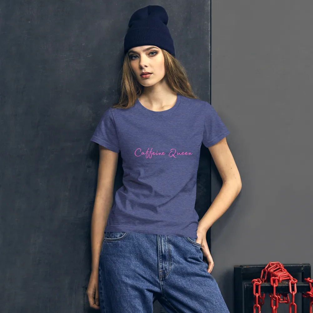 CAFFEINE QUEEN Women's short sleeve t-shirt