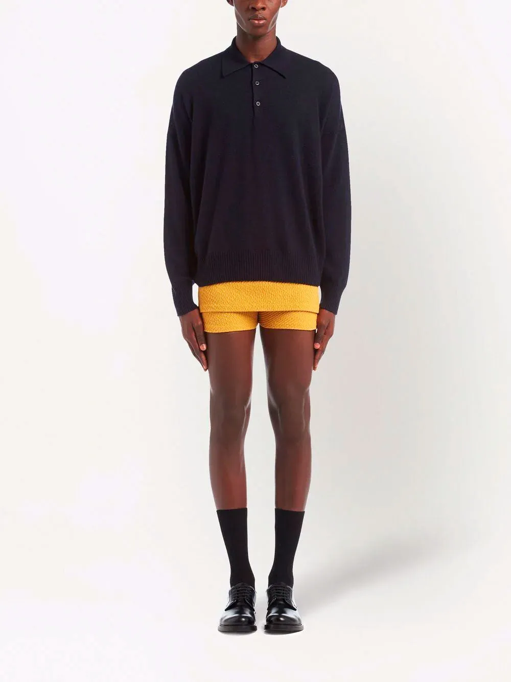 Cashmere polo shirt