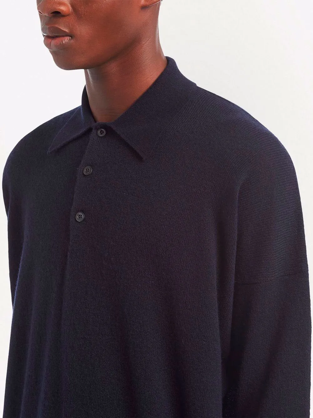 Cashmere polo shirt