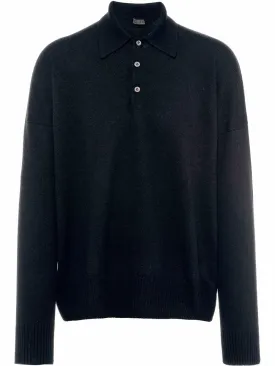 Cashmere polo shirt