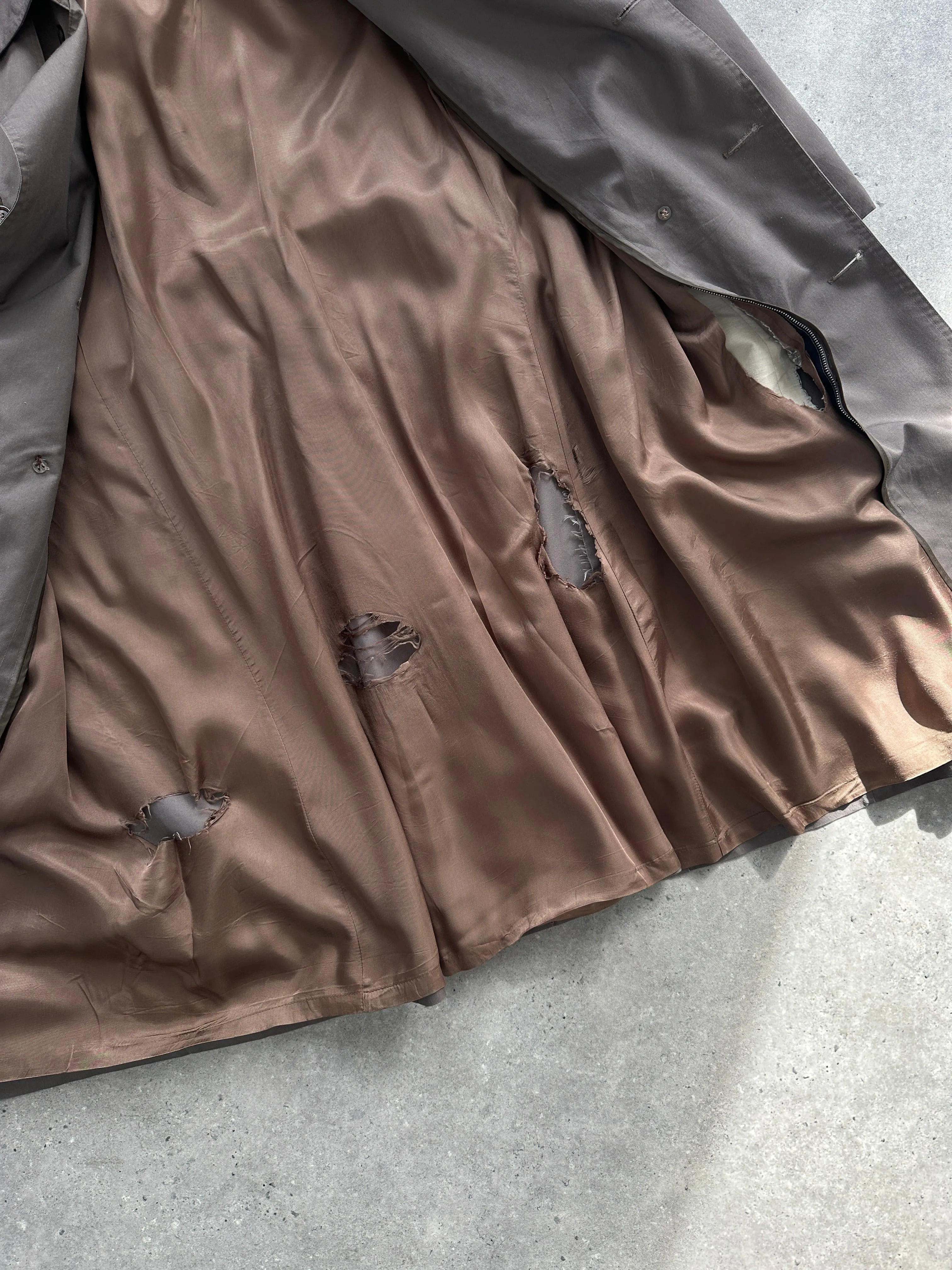 Christian Dior Monsieur Double Breasted Belted Trench Coat - XL