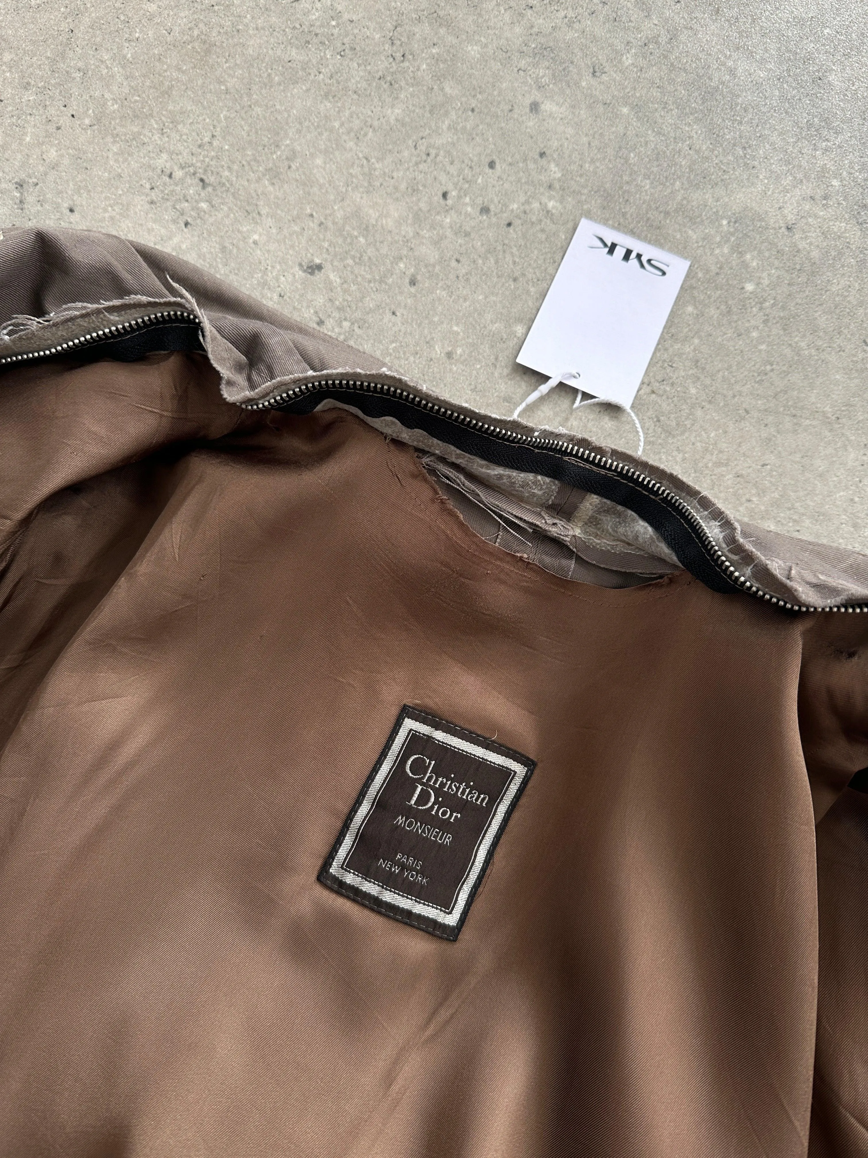 Christian Dior Monsieur Double Breasted Belted Trench Coat - XL