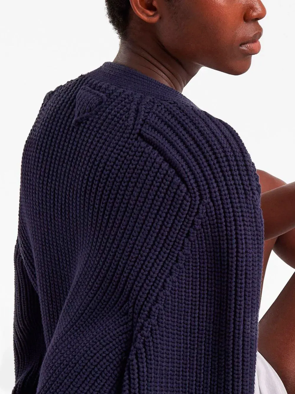 Chunky-knit cardigan