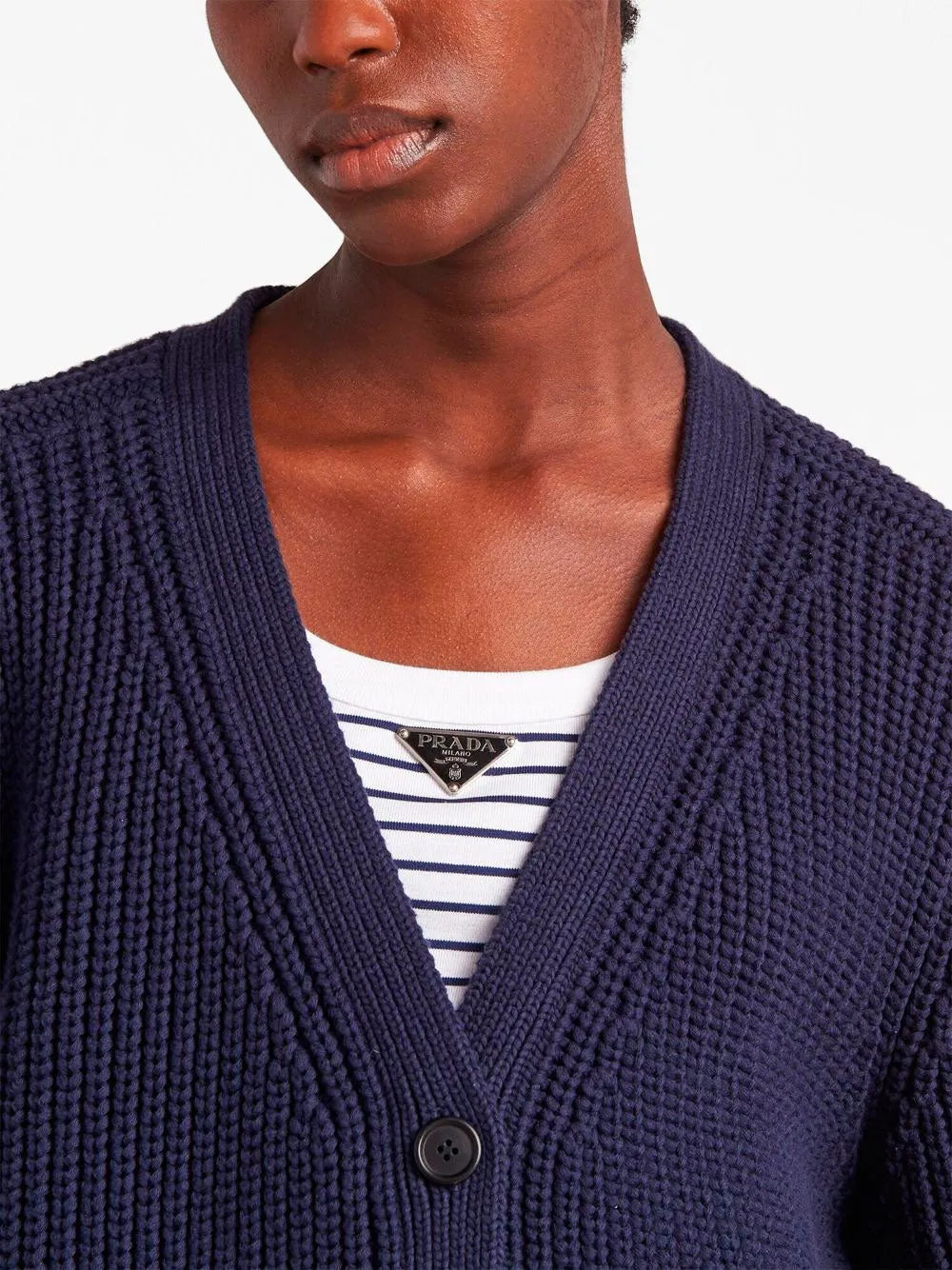 Chunky-knit cardigan