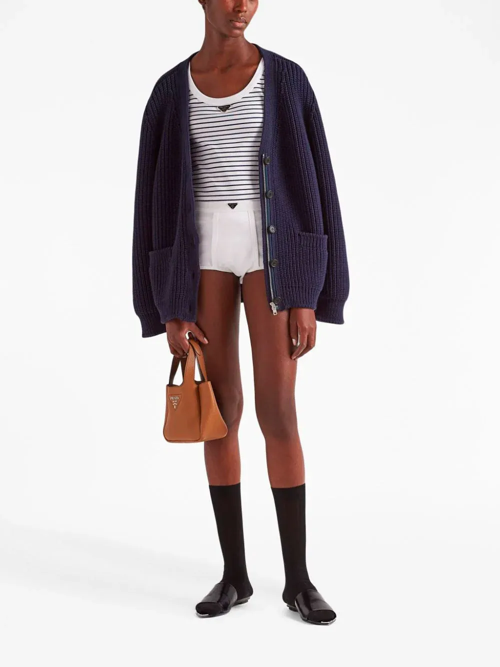 Chunky-knit cardigan