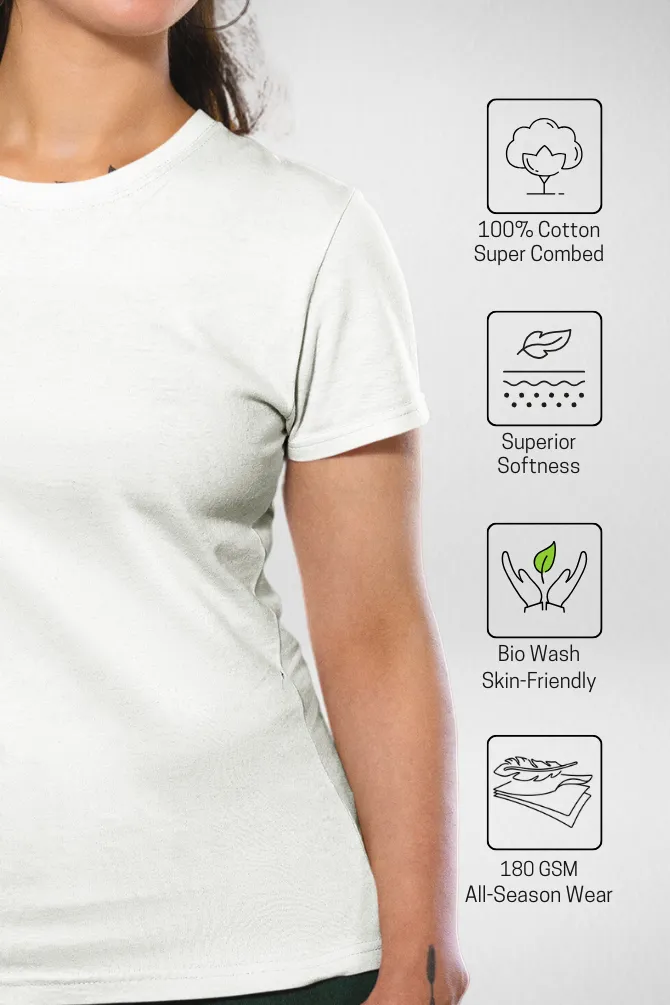 Colorful & Carefree Printed Holi T-shirt for women