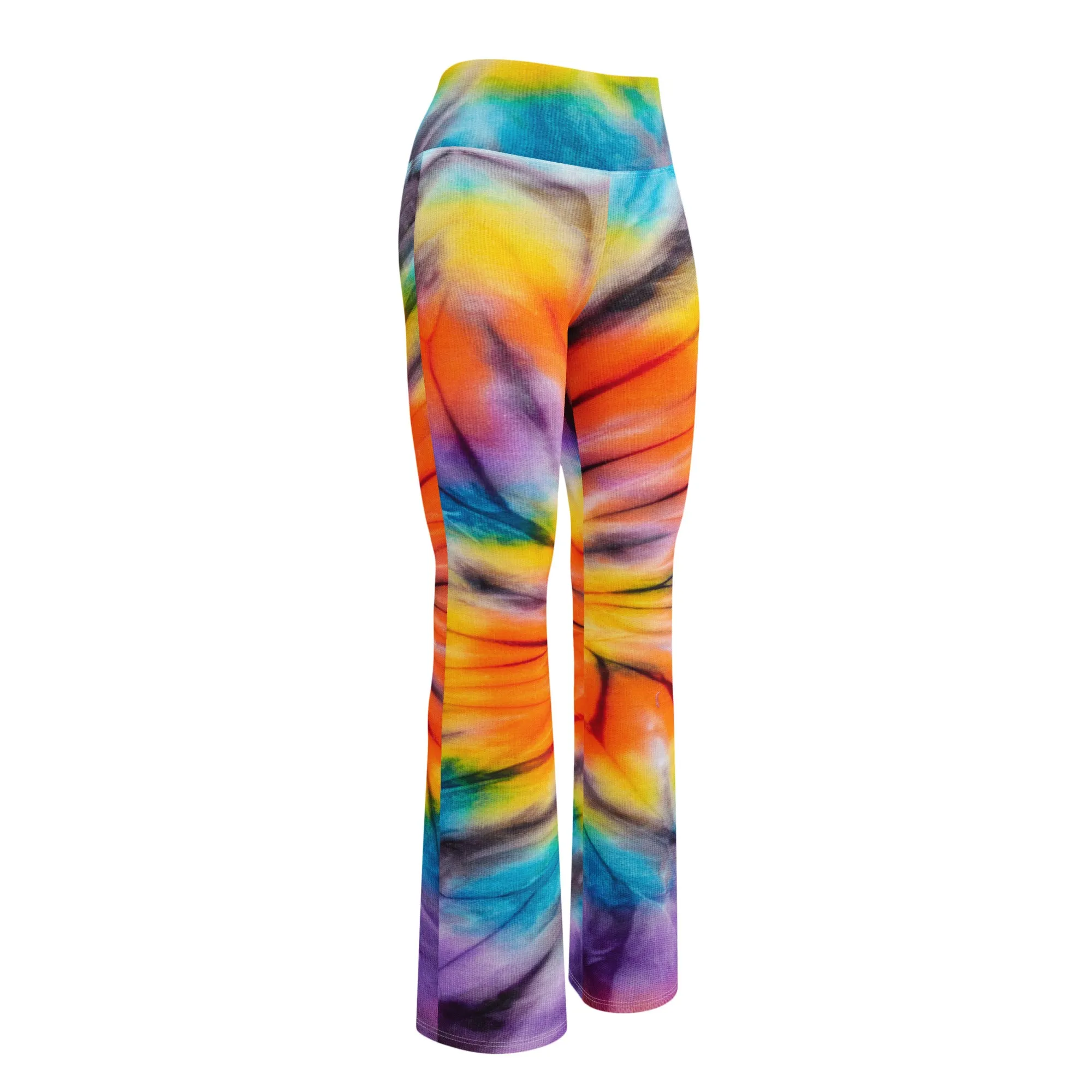 Colorful Tie-Dye Flare leggings, lioness-love