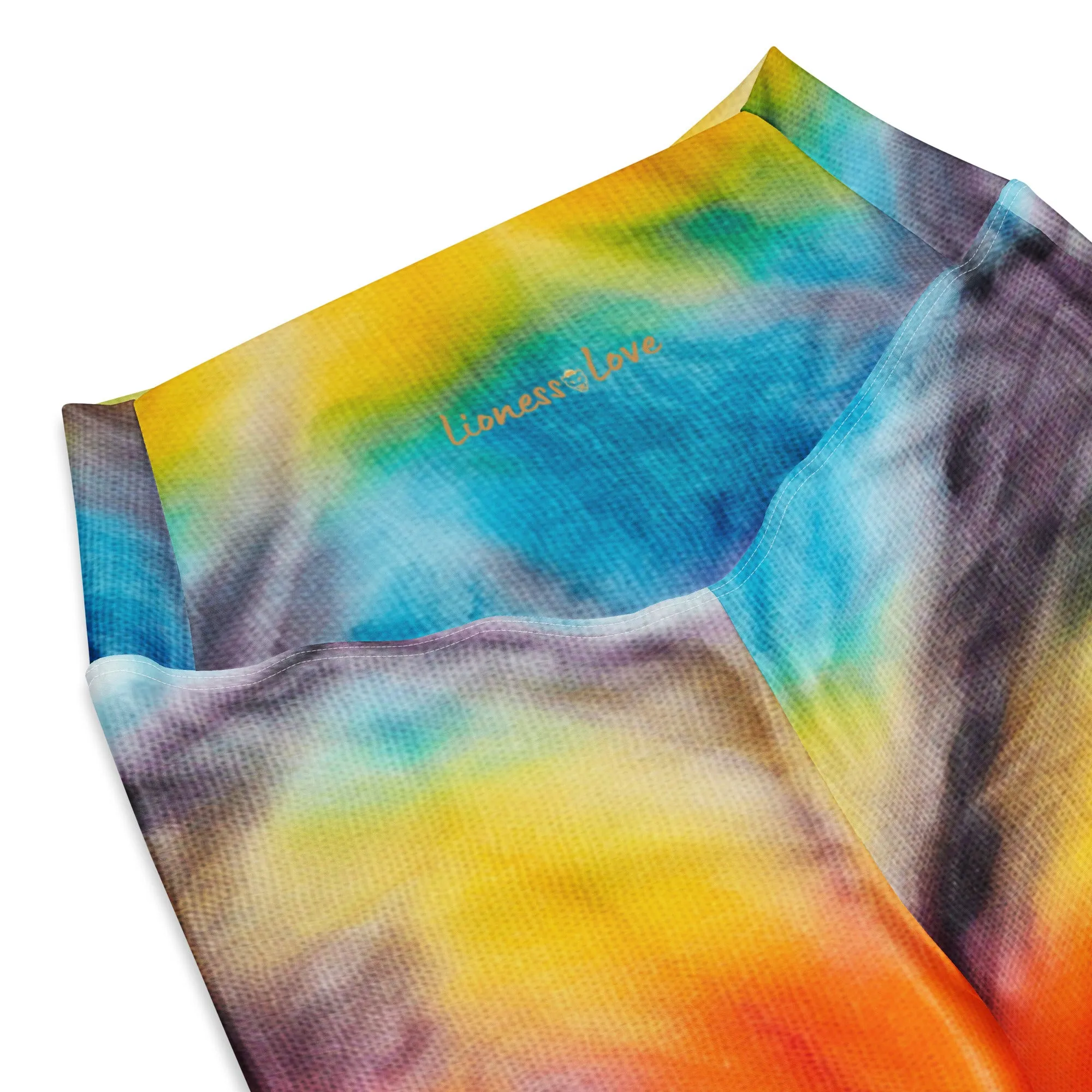 Colorful Tie-Dye Flare leggings, lioness-love
