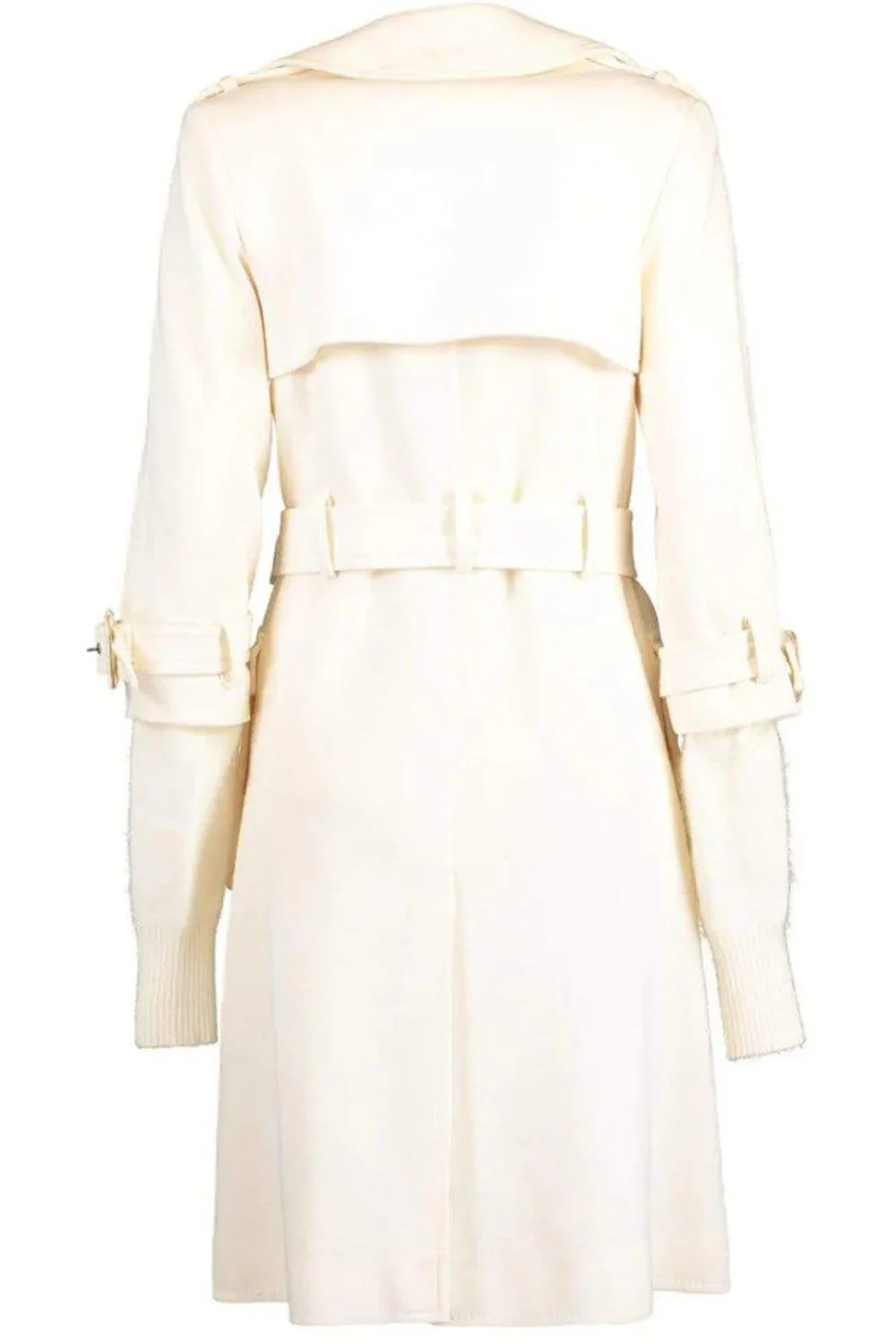 Double Face Jersey Trench Coat