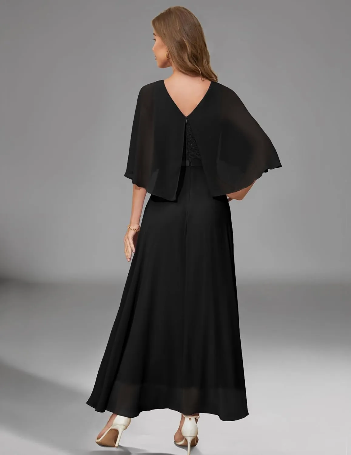 DRESSTELLS Womans Wedding Guest Formal Dress, 2025 Summer Bridesmaid Party Long Prom Church Dresses