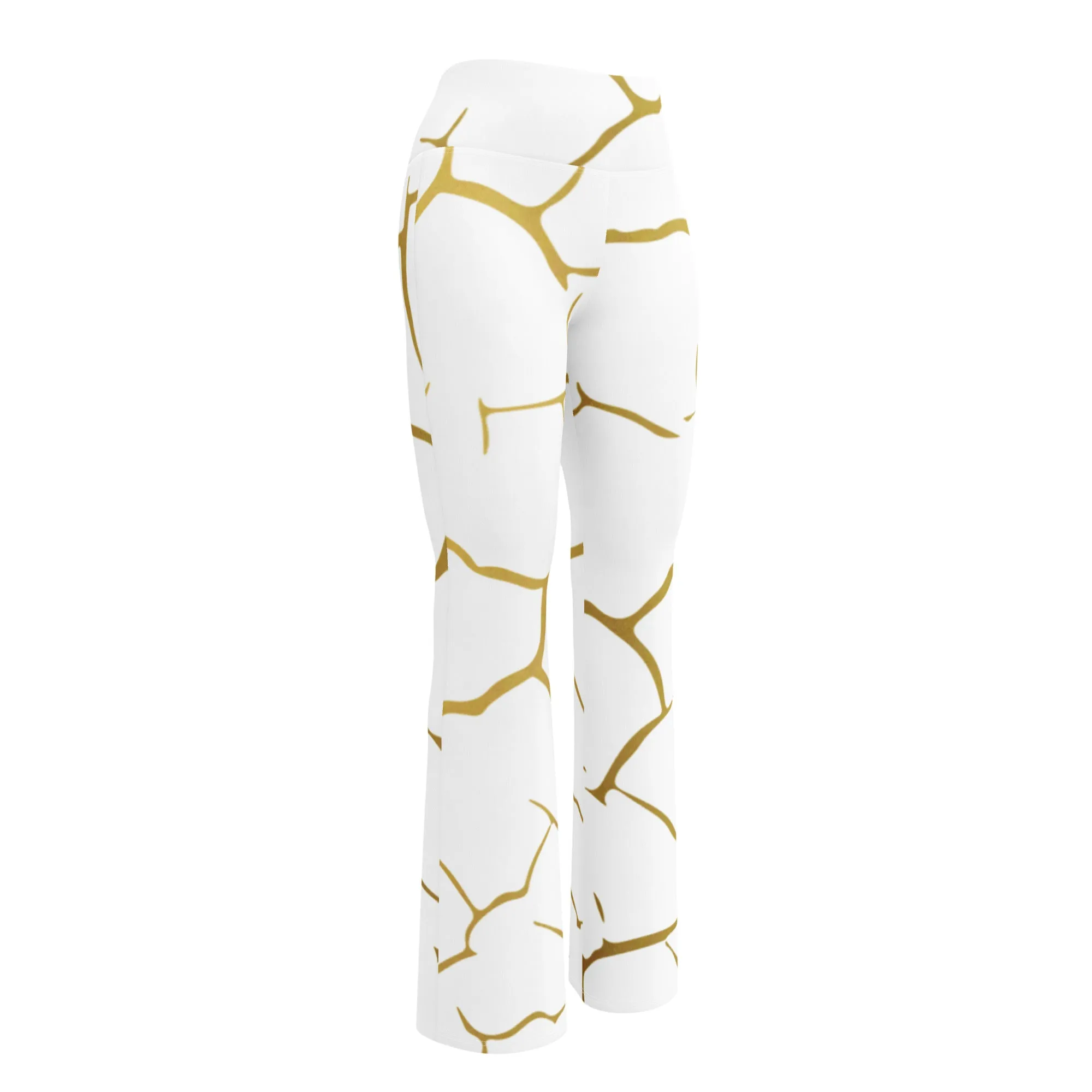 Flare Gold Print Leggings, lioness-love