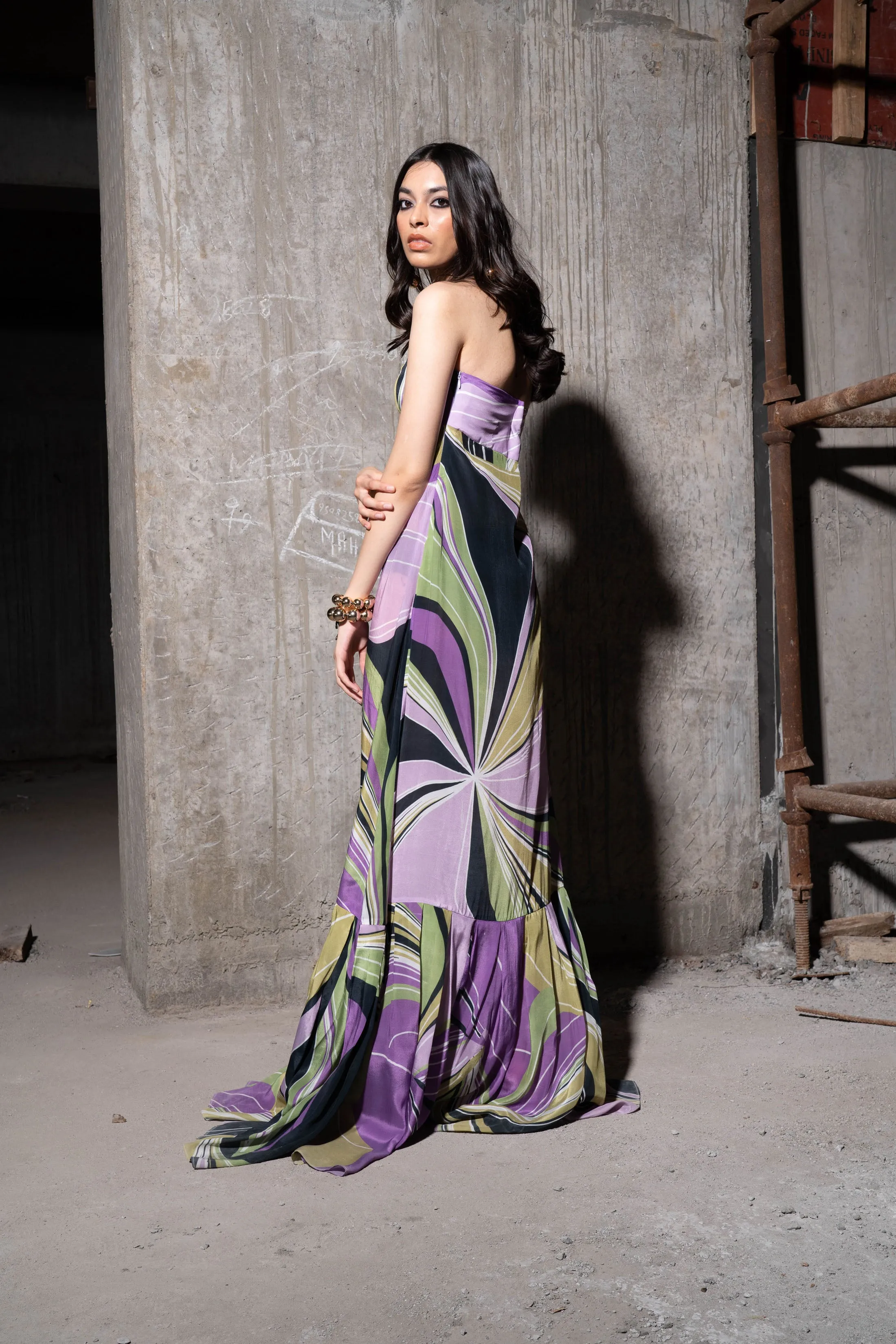 Flower Child Long Tube Dress