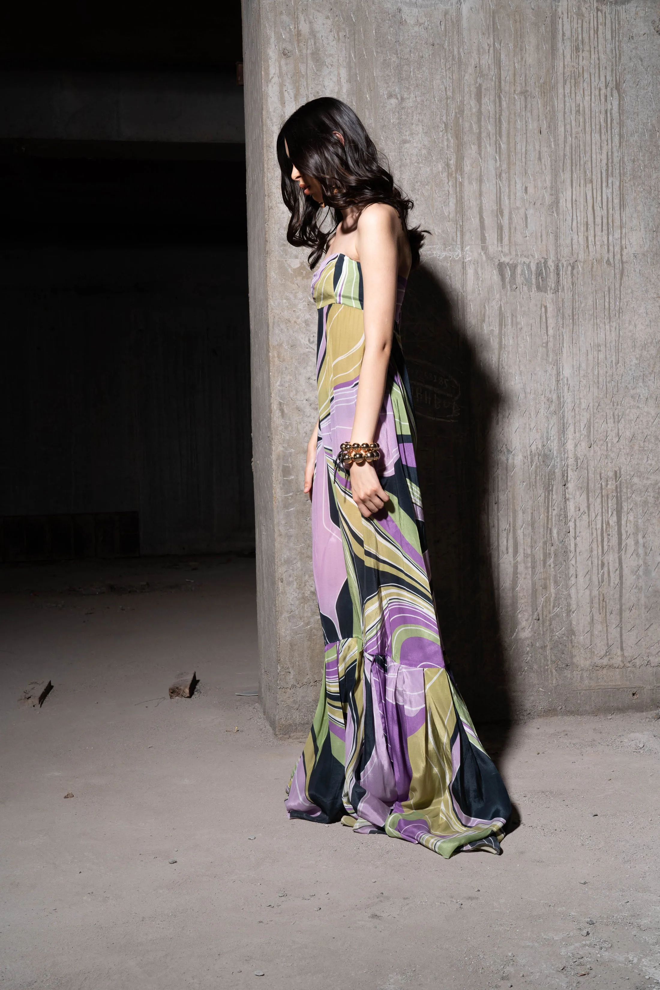 Flower Child Long Tube Dress