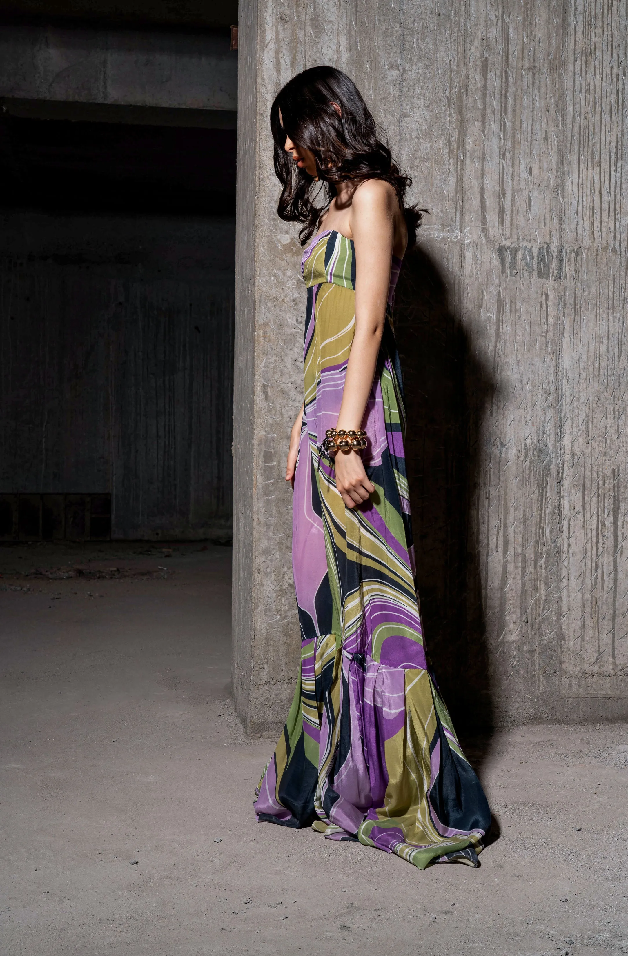 Flower Child Long Tube Dress