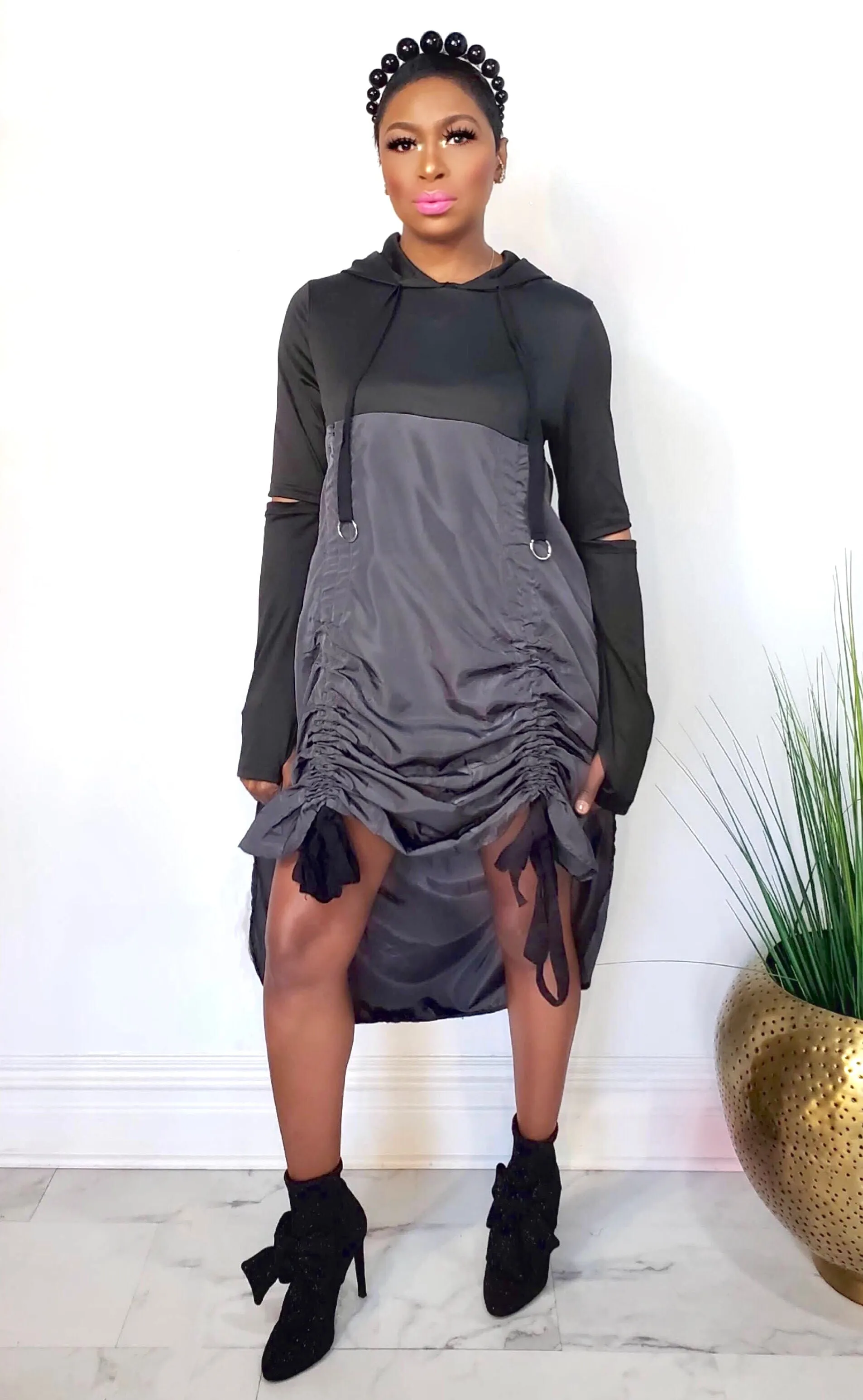 GET REAL | HIGH LOW DRESS (Size S - XL)