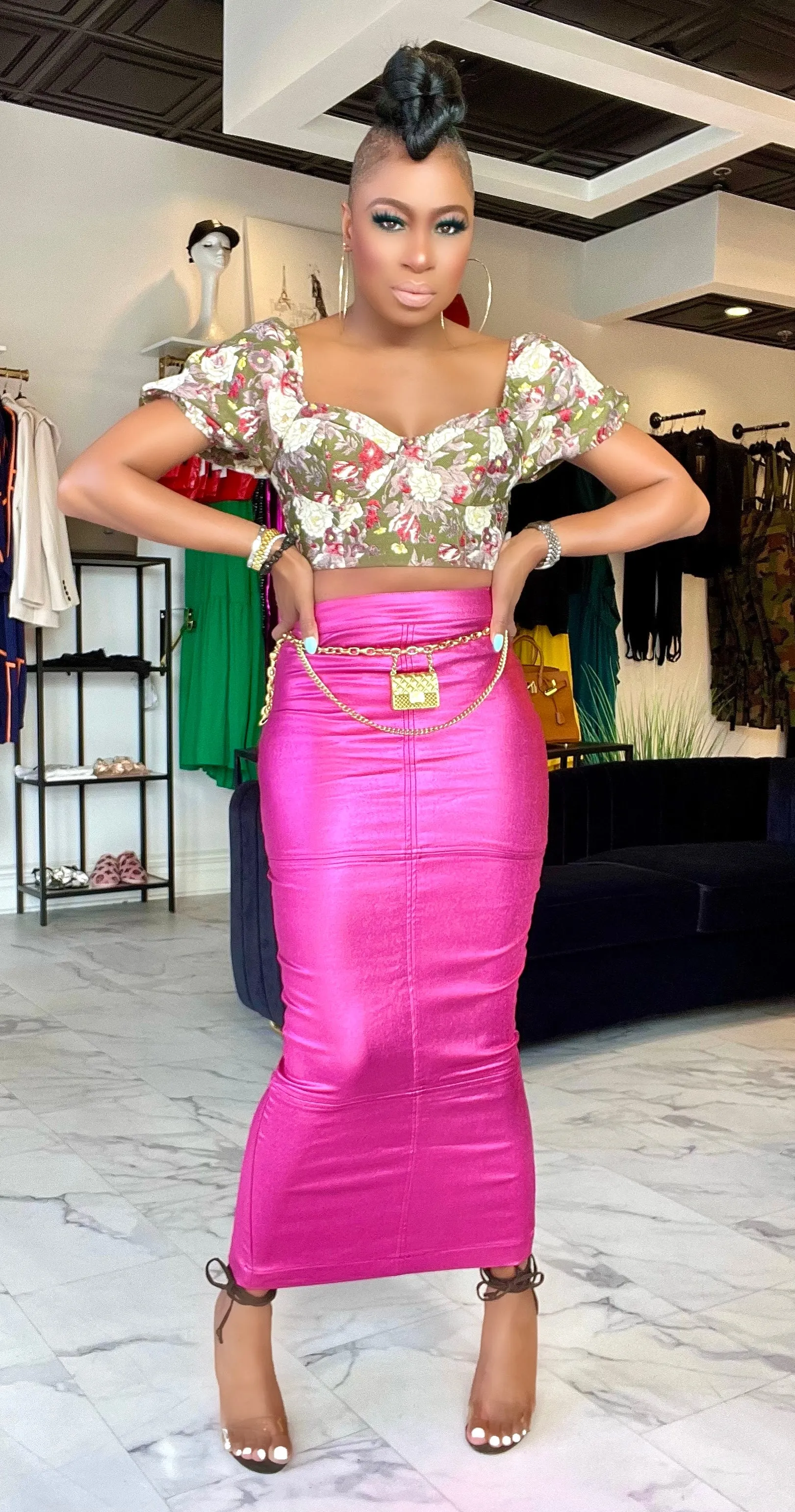 GLOW UP | PENCIL SKIRT