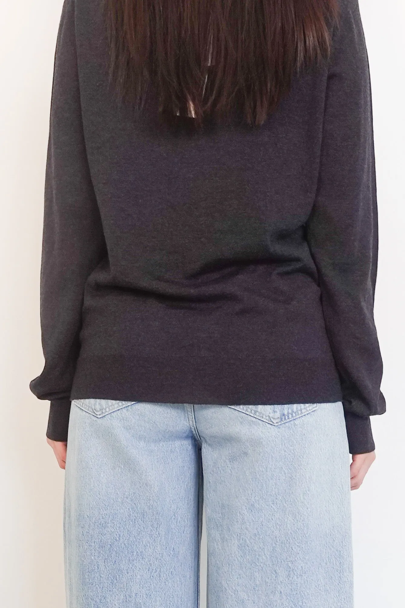 Grey wool cardigan RRP £225
