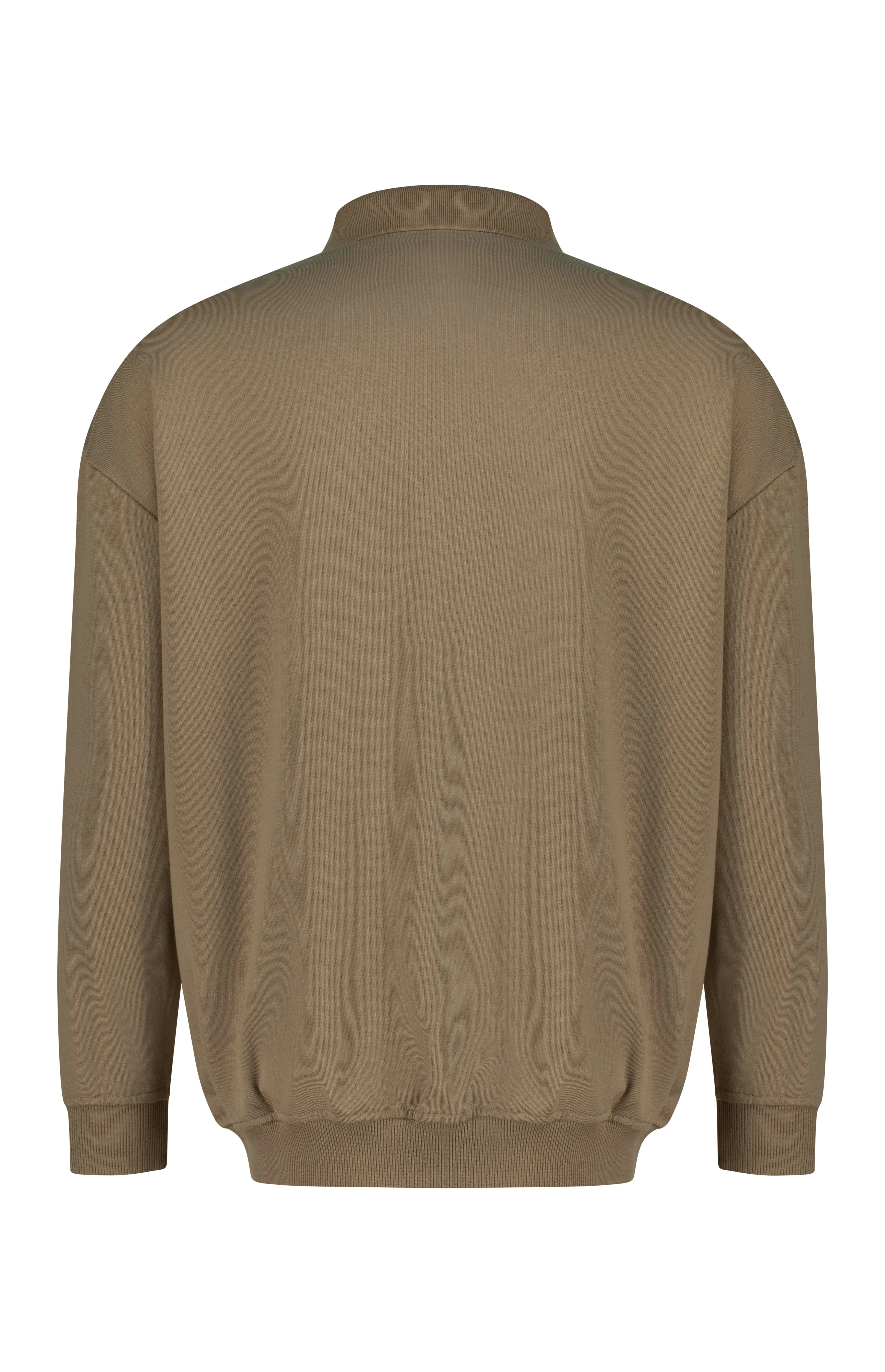 HALF ZIPPER OVERSIZED SWEATSHIRT