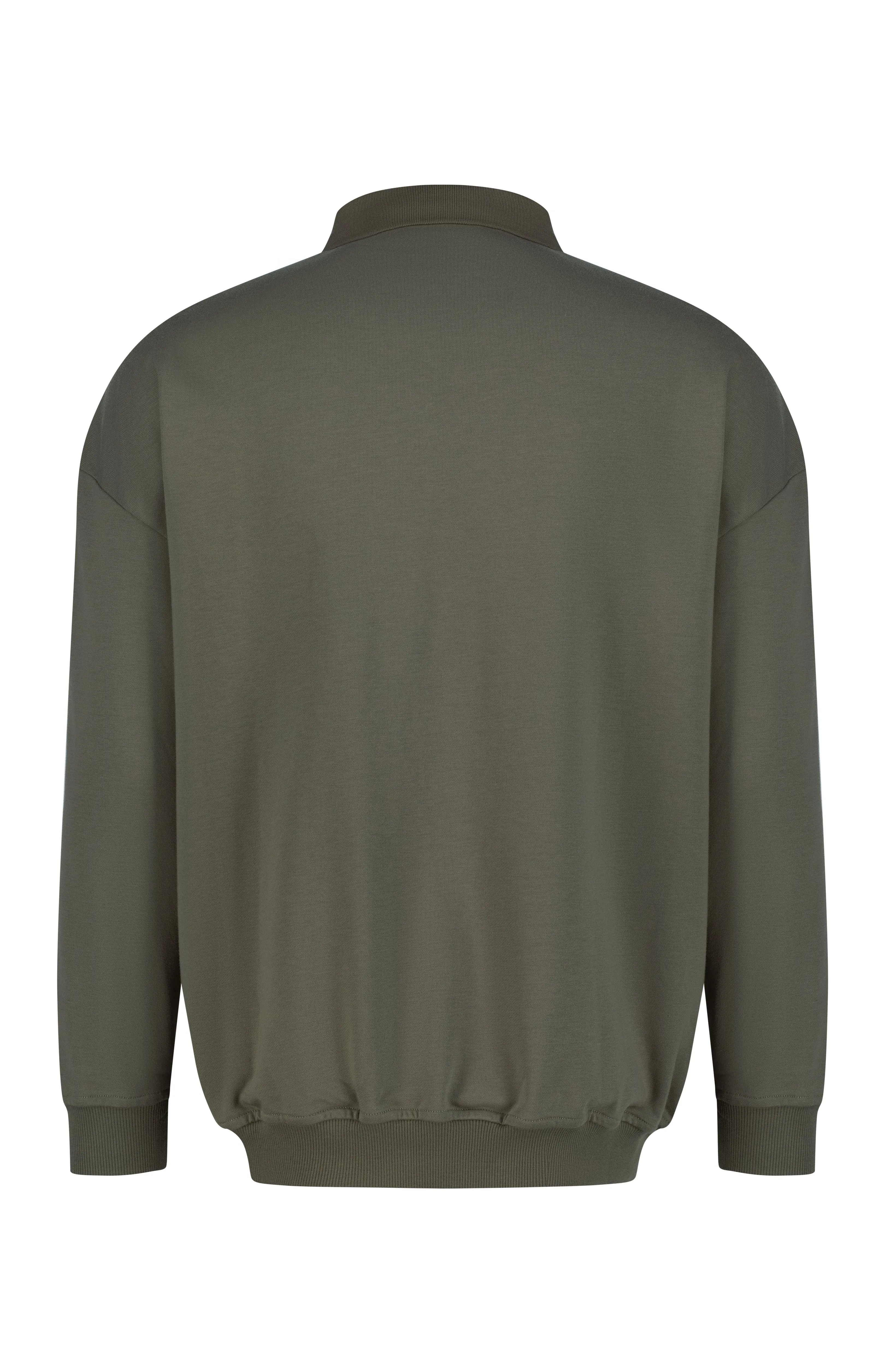 HALF ZIPPER OVERSIZED SWEATSHIRT