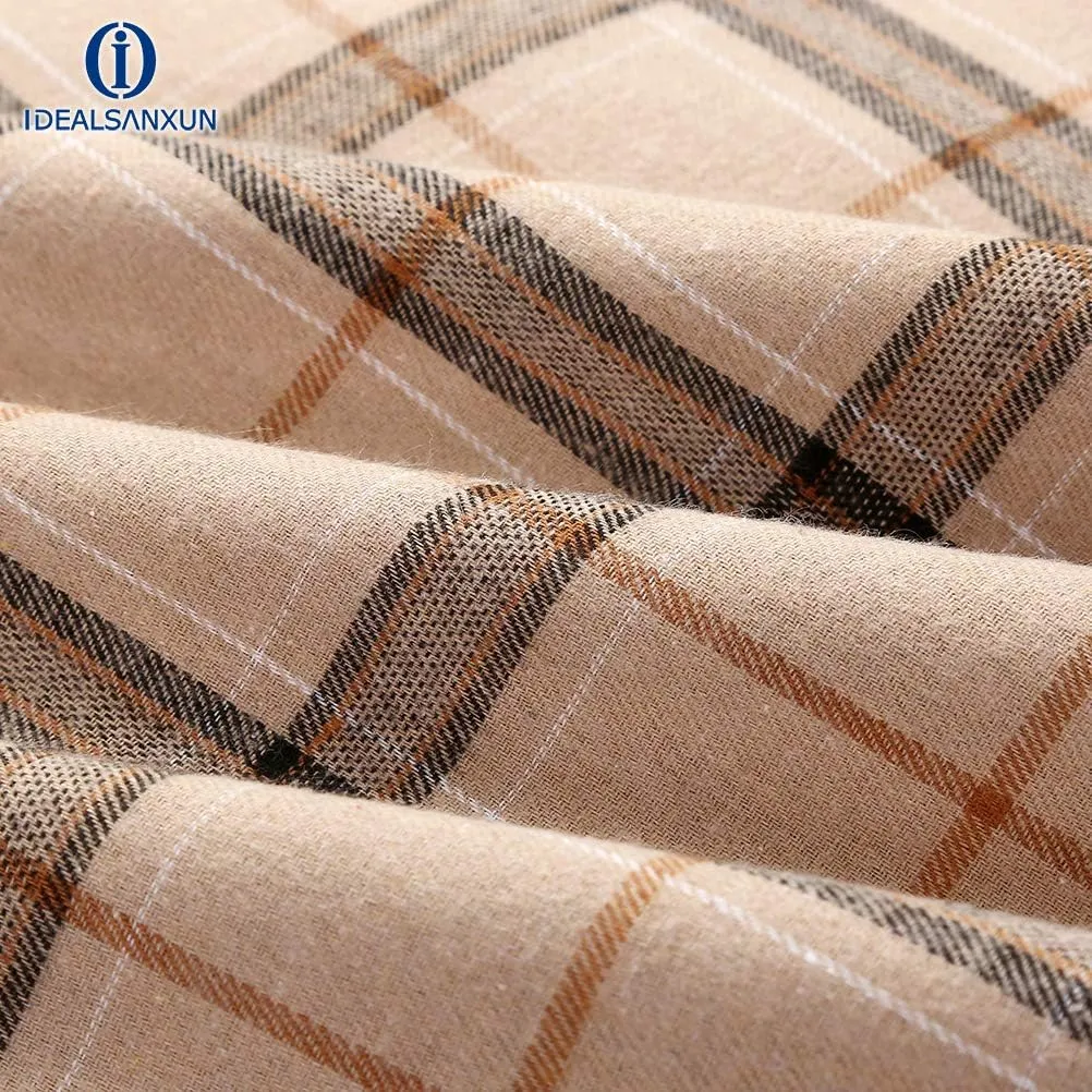 IDEALSANXUN Gothic Plaid Mini Skirts for Women Short High Waist Plaid Skirts