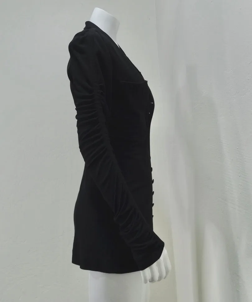 Karl Lagerfeld Black Shirt Dress circa 1990's