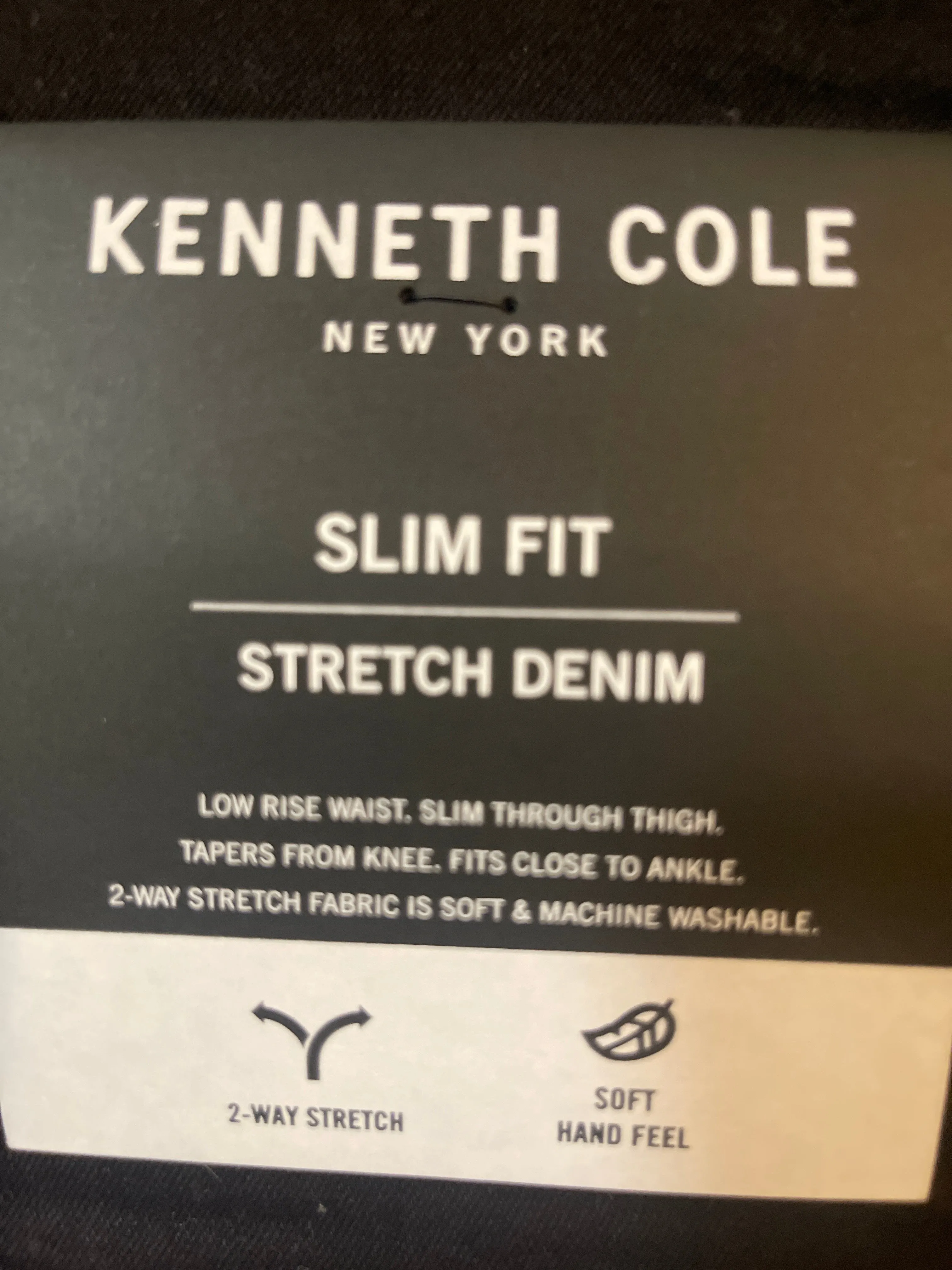 Kenneth Cole Black Jeans