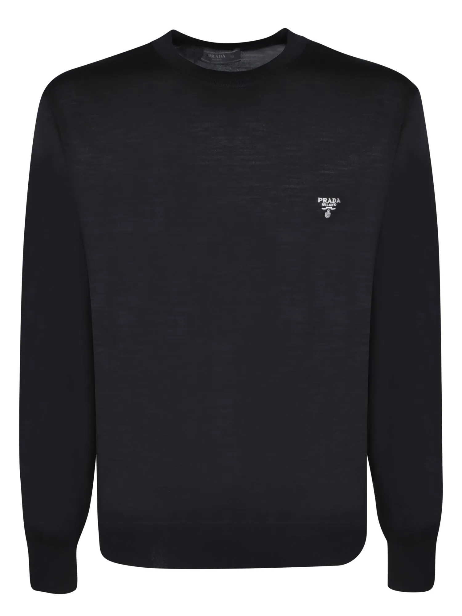 Lettering logo black pullover