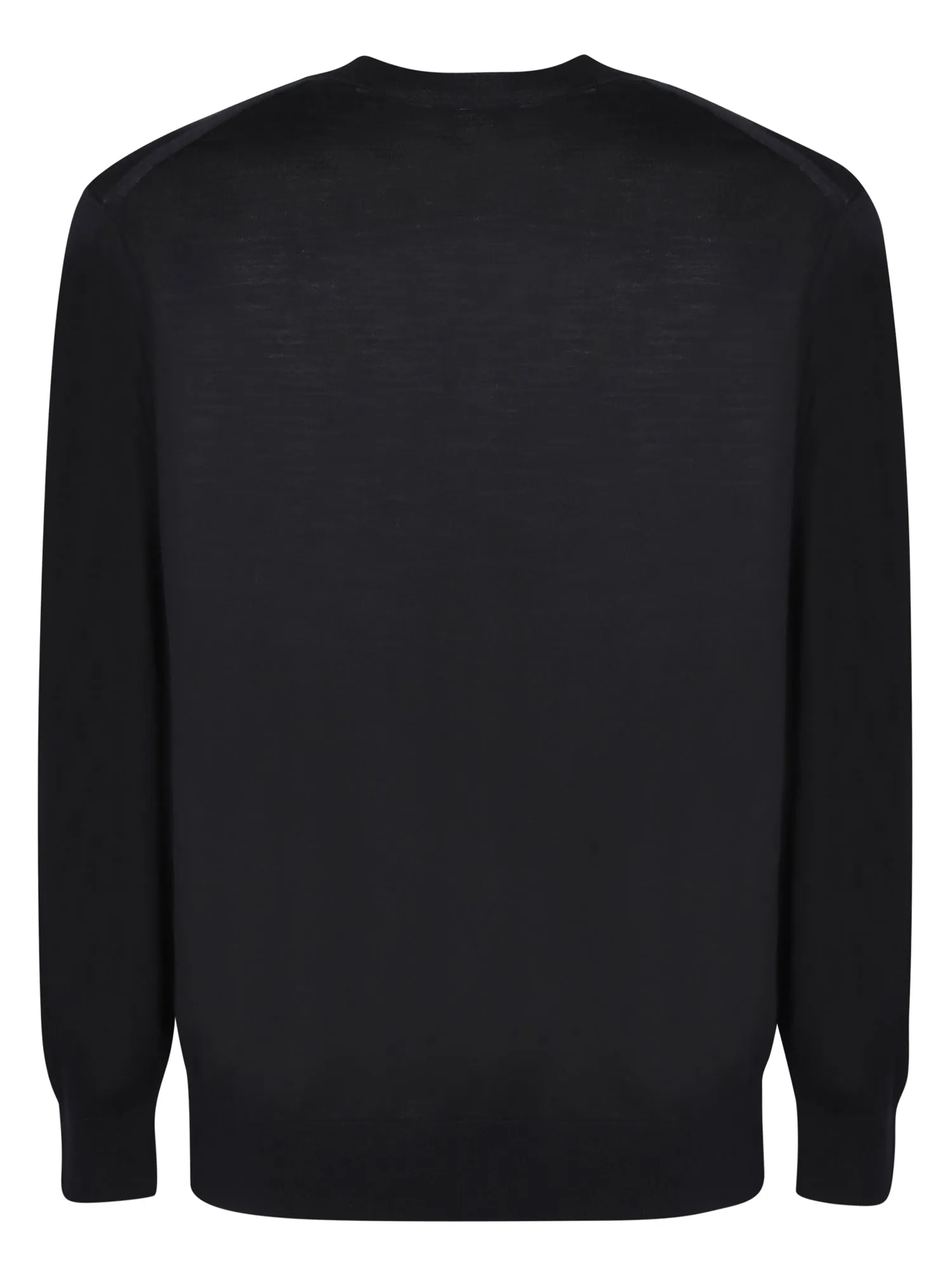 Lettering logo black pullover