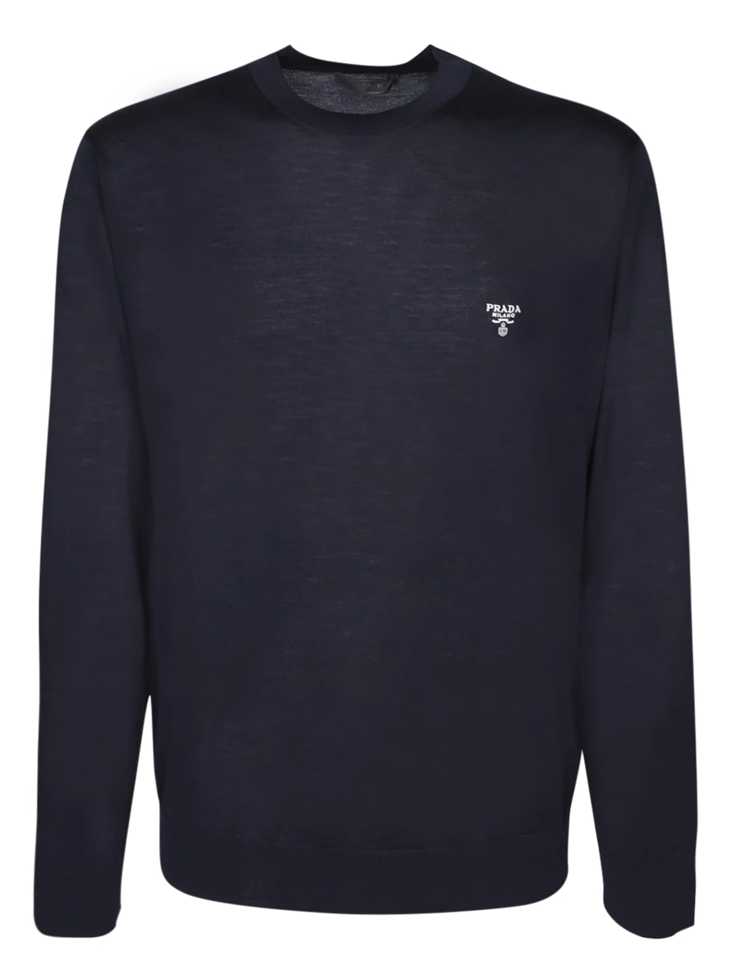 Lettering logo blue pullover