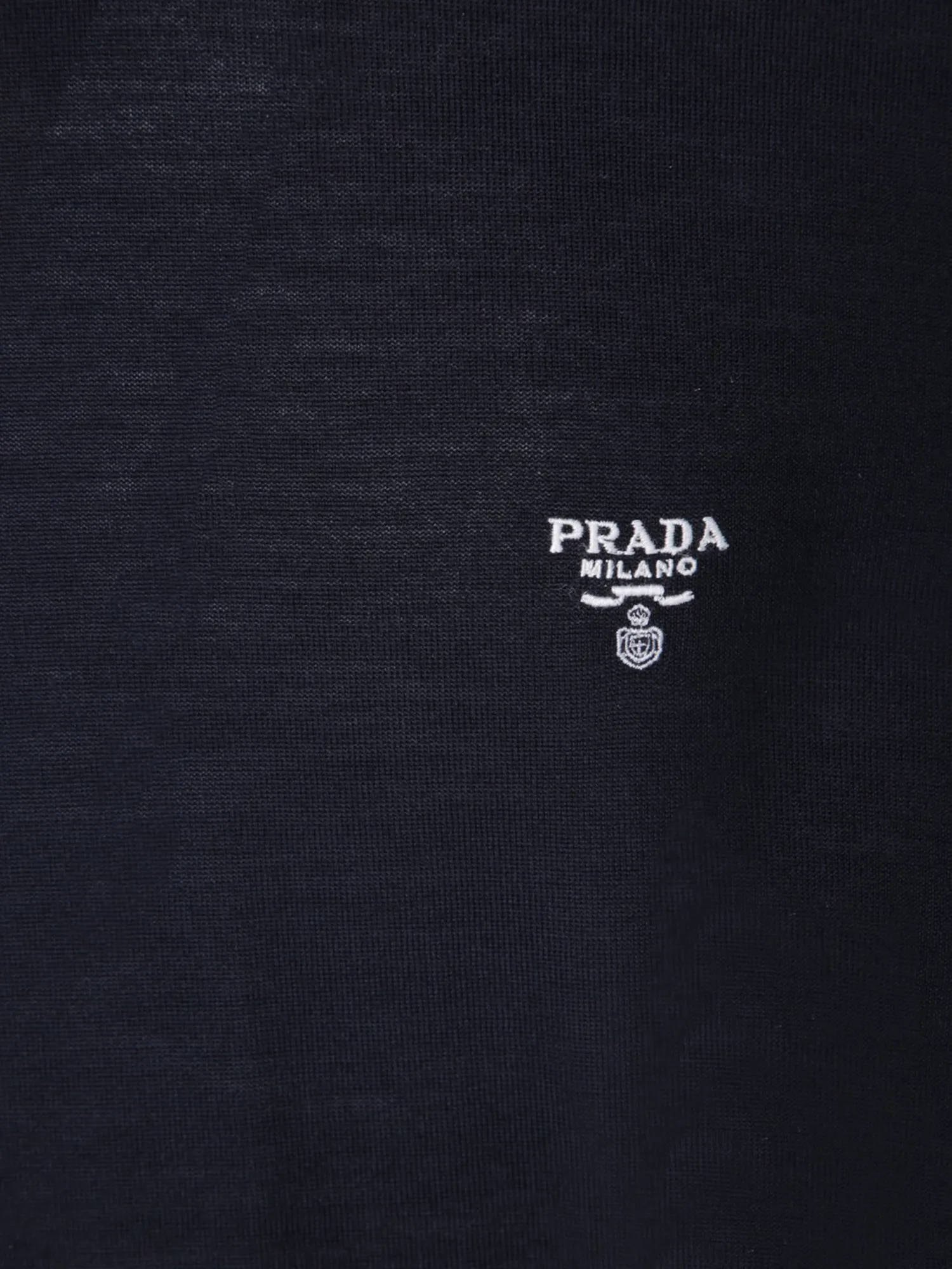 Lettering logo blue pullover