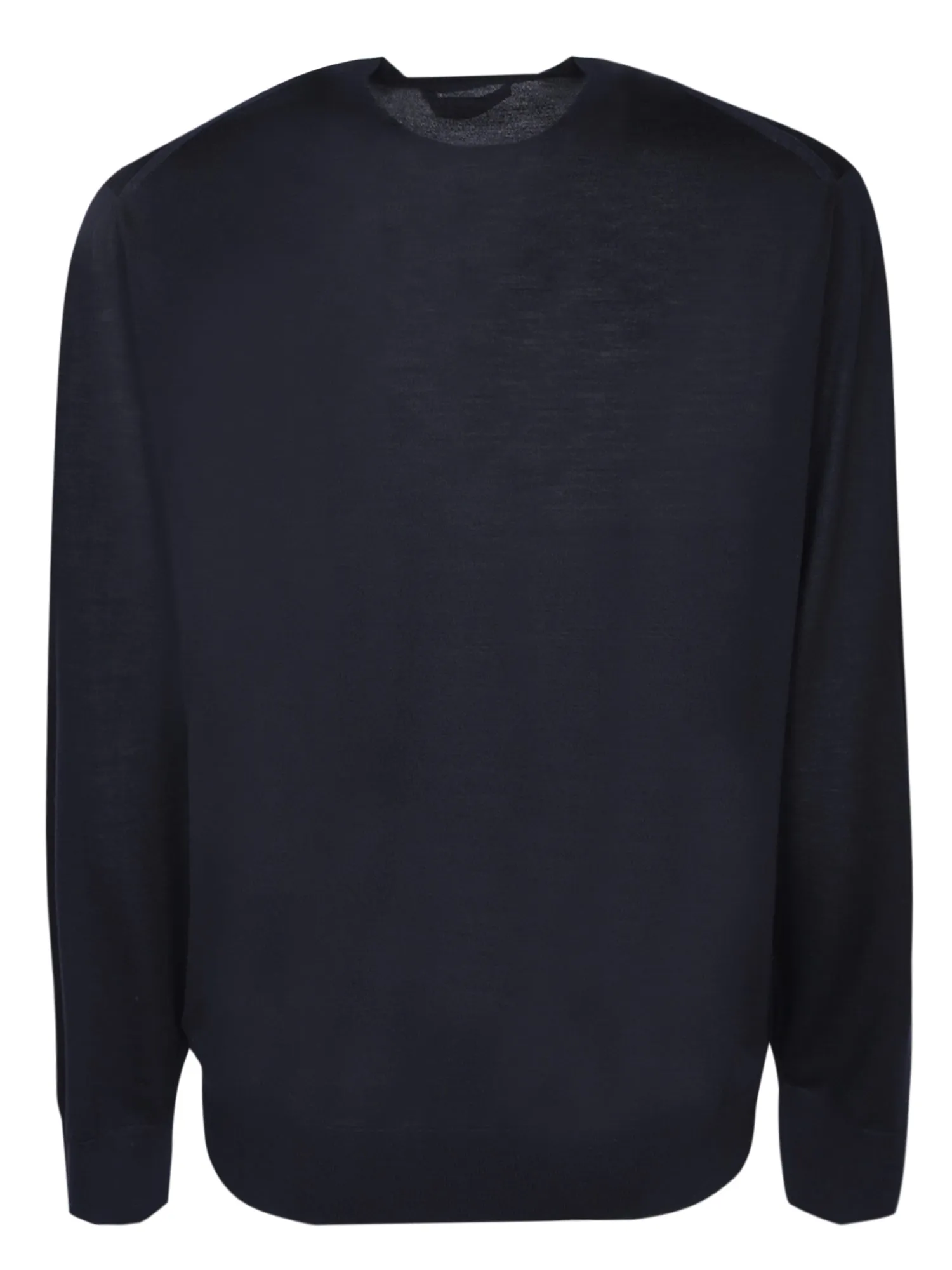 Lettering logo blue pullover