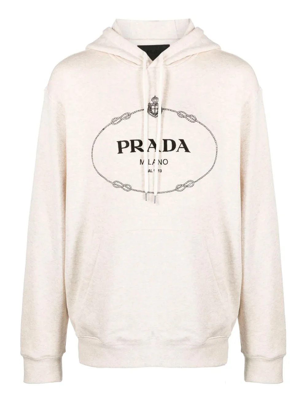 Logo cotton hoodie