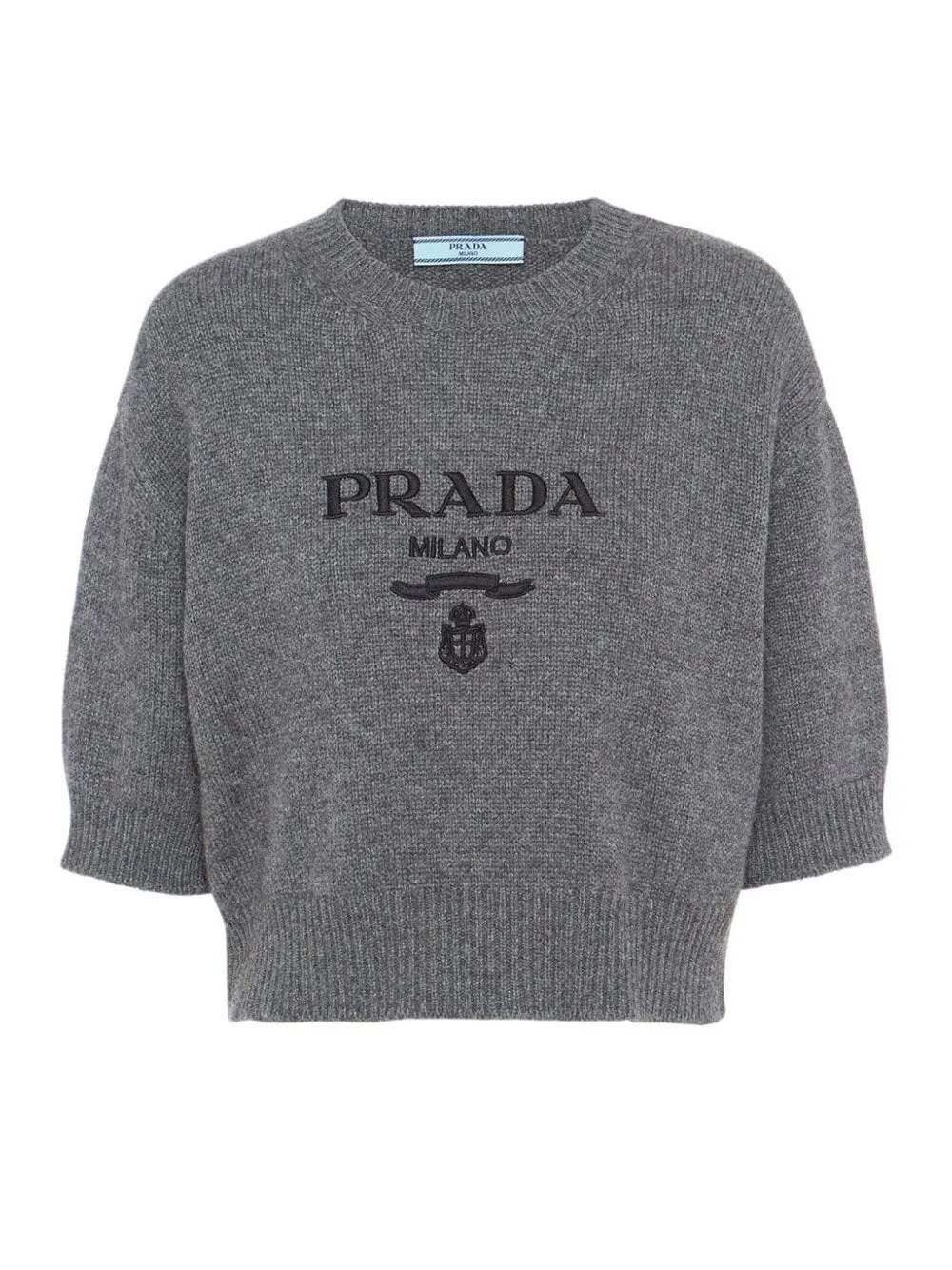 Logo-embroidered knit jumper