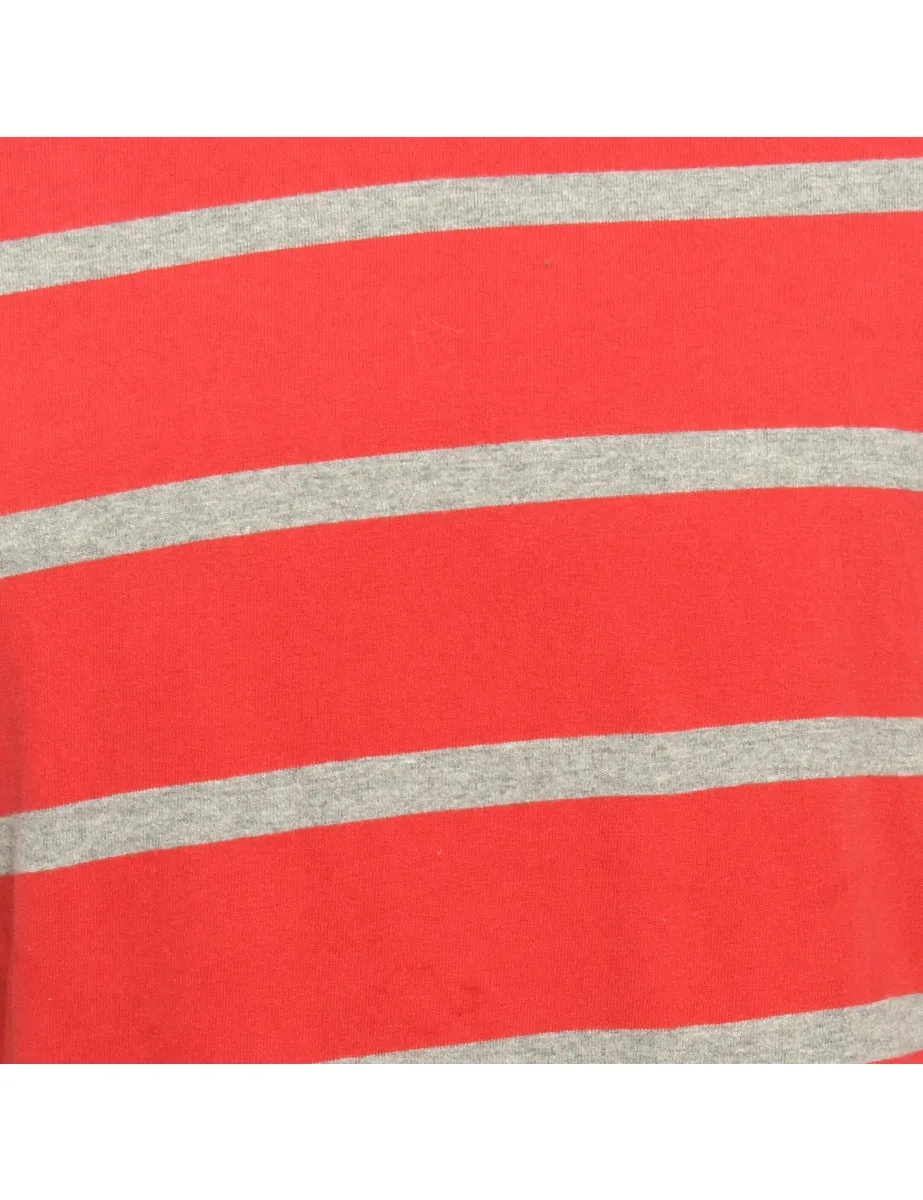 Maroon Printed T-shirt - S