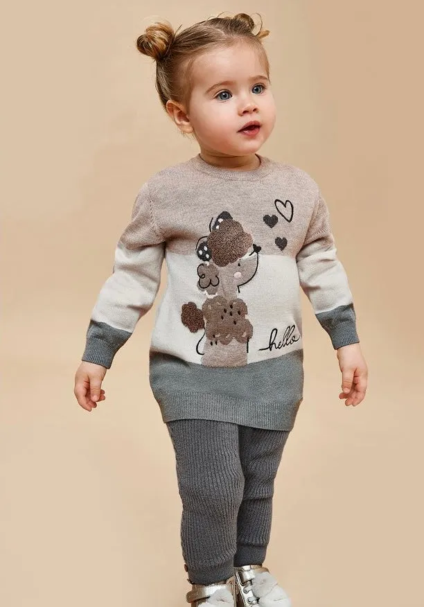 Mayoral Baby Girl Knit Leggings: Sizes 6M to 24M