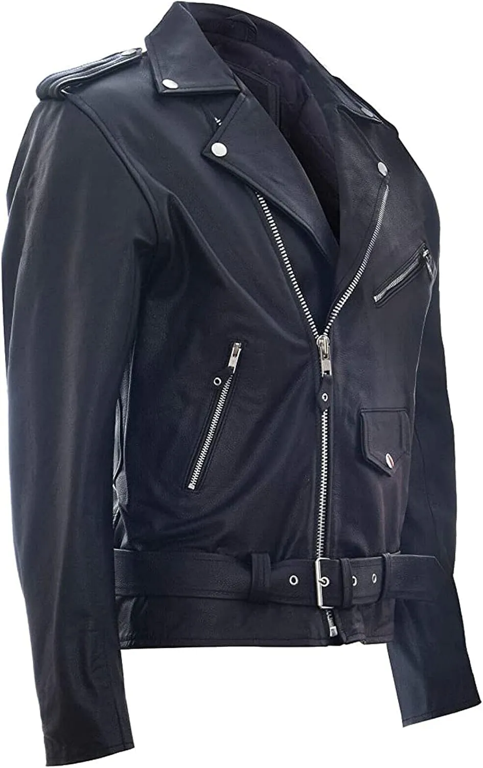 Men Leather Jacket - Lambskin Winter Vintage Motorcycle Biker Jacket, Coat Soft & Stylish Moto Ride & Racing Jacket's