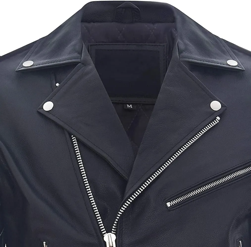 Men Leather Jacket - Lambskin Winter Vintage Motorcycle Biker Jacket, Coat Soft & Stylish Moto Ride & Racing Jacket's