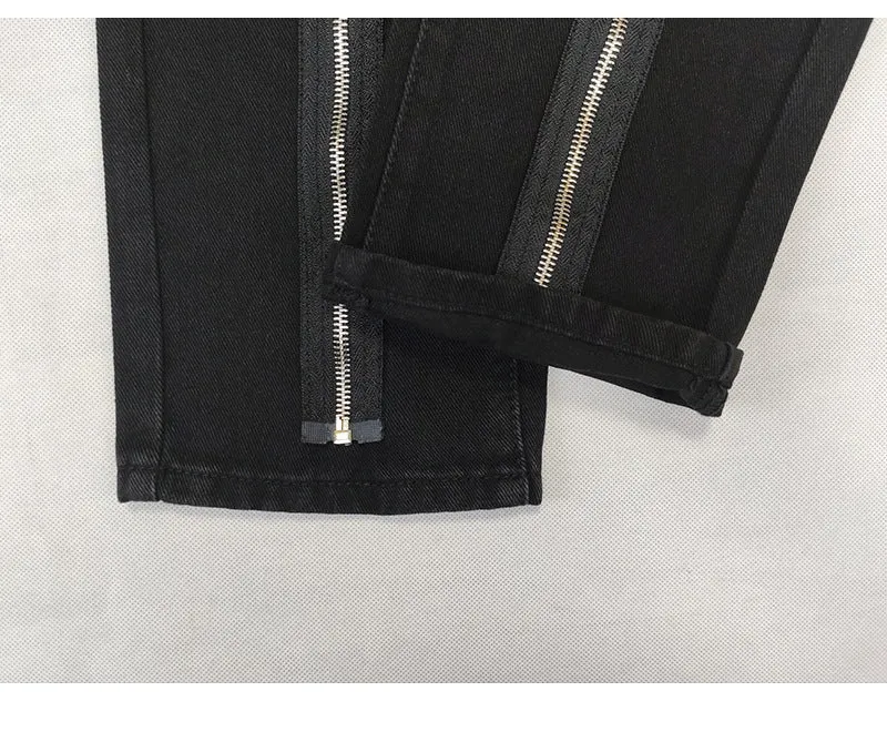 Men's Jeans Slim Fit Slim Belt Casual Pants