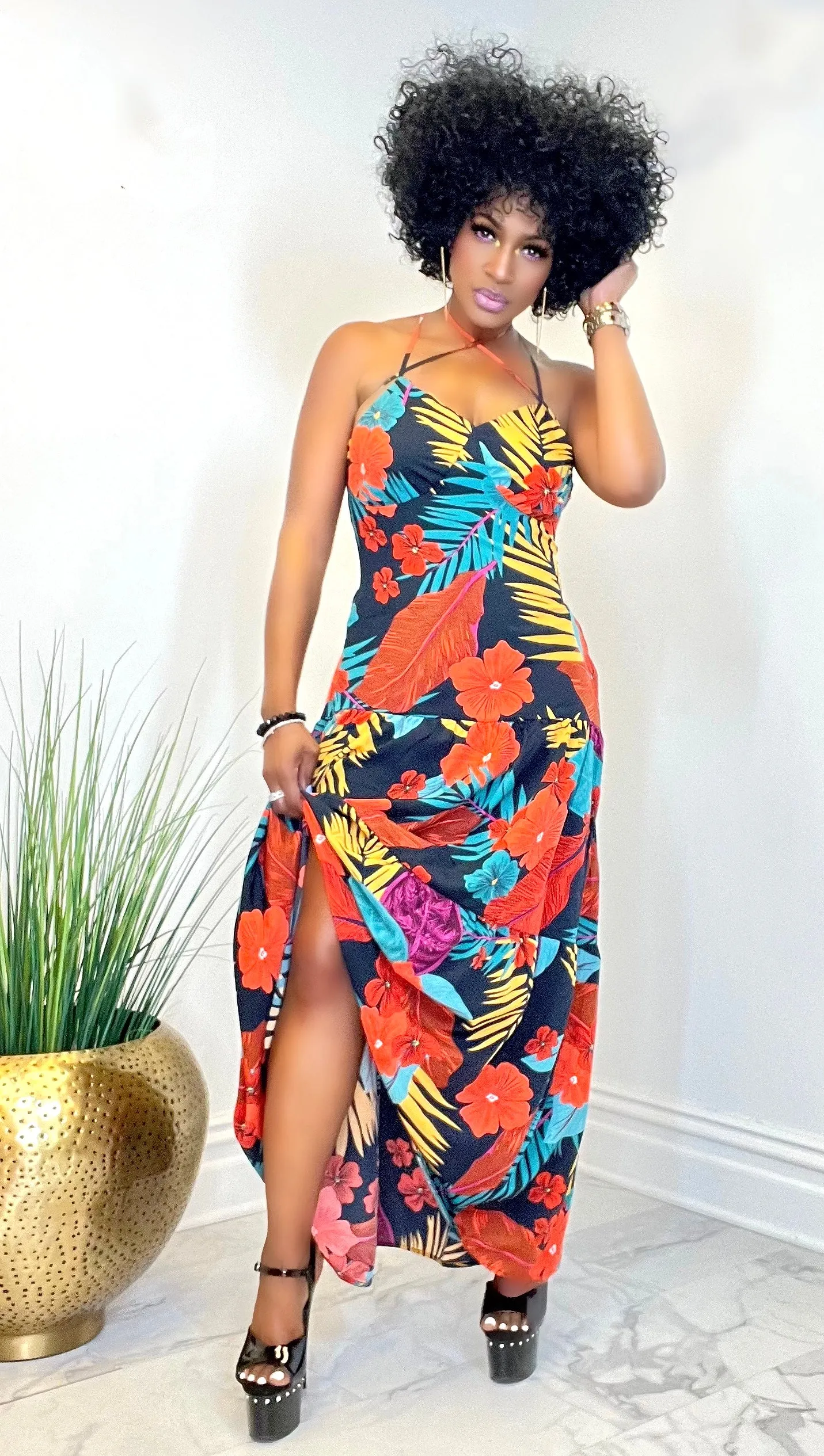 MILE HIGH FLORAL SUNDRESS