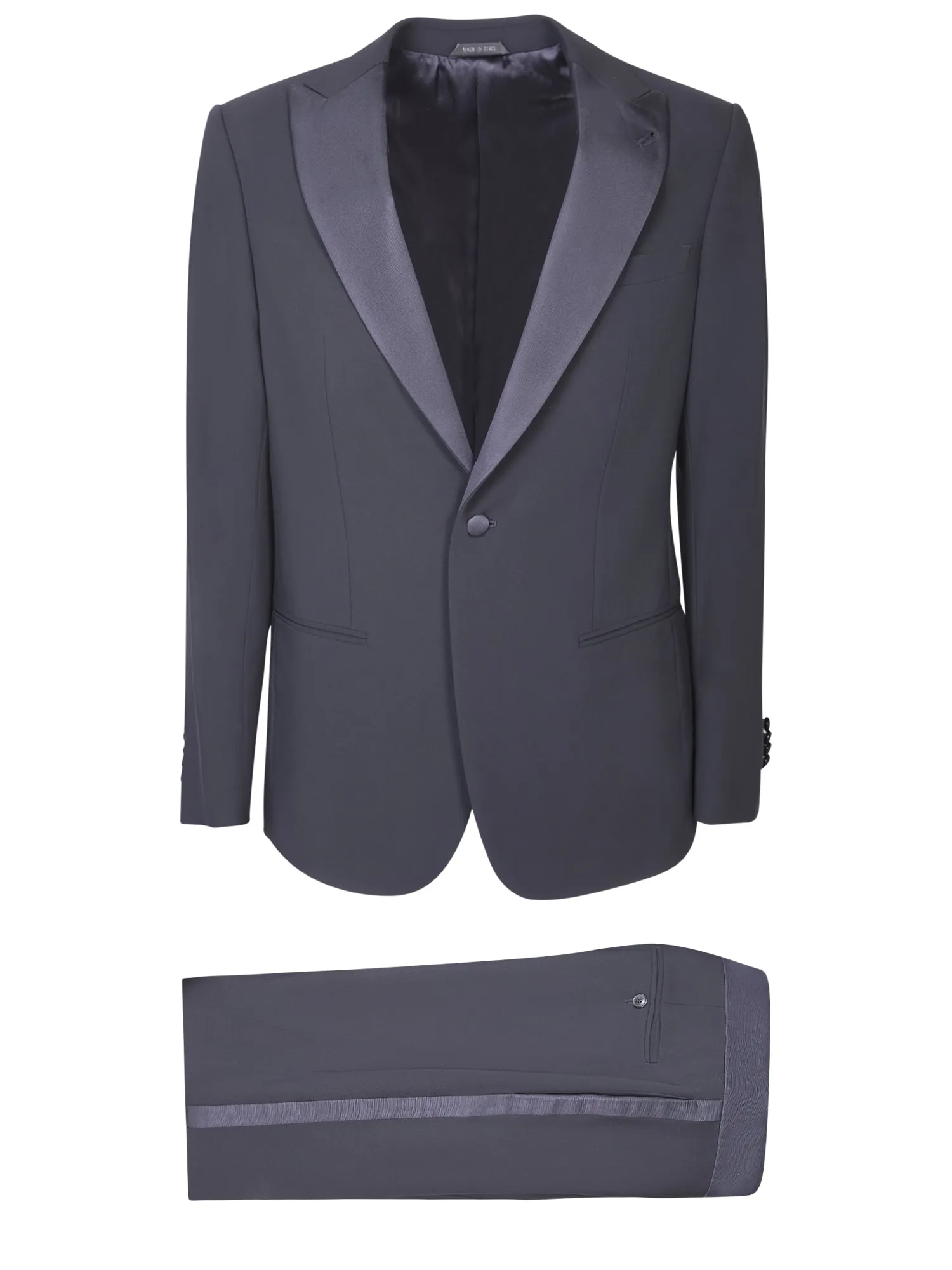Navy Blue Tuxedo Suit