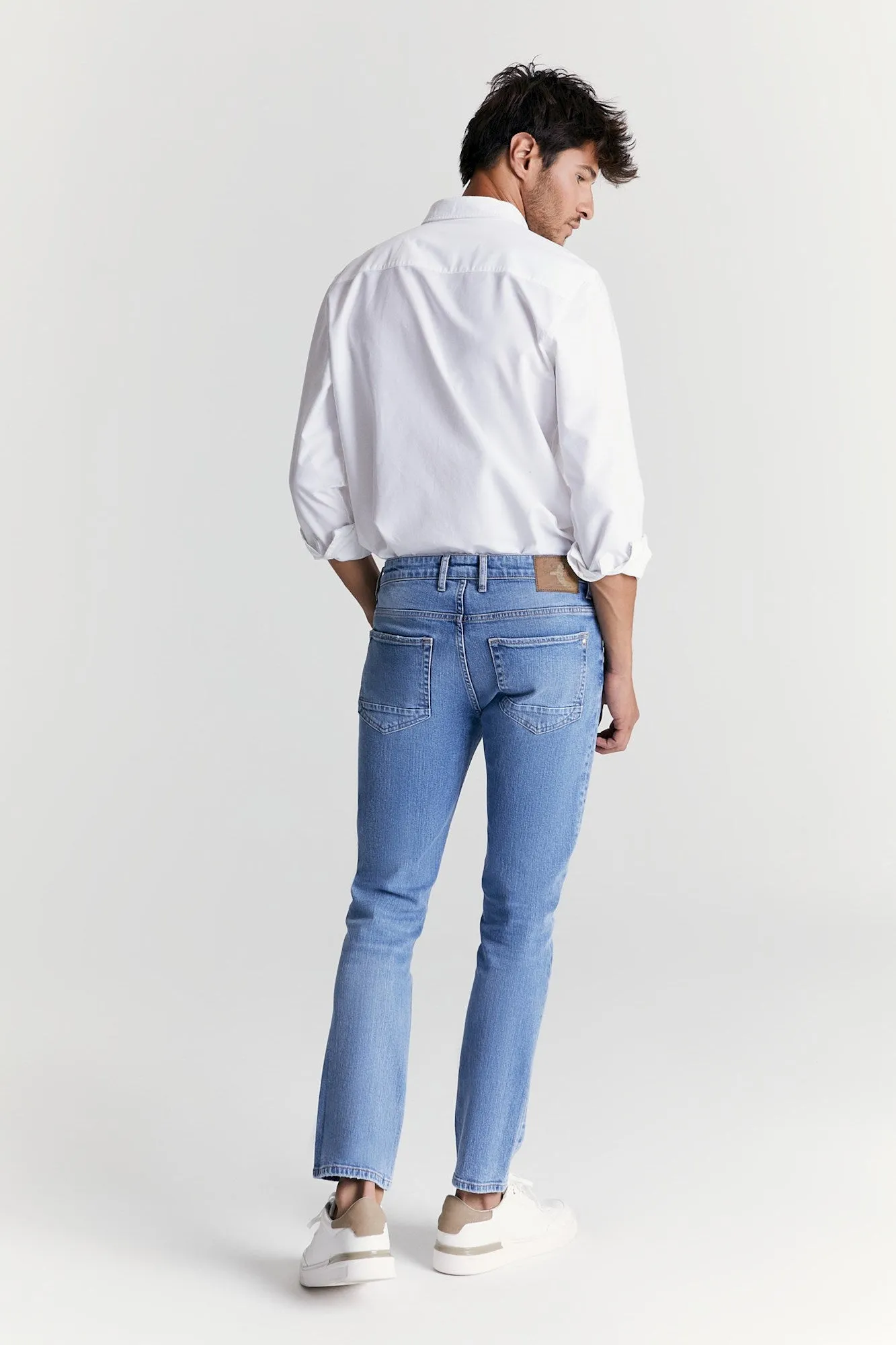 Ray - Slim Fit - Aqua Blue