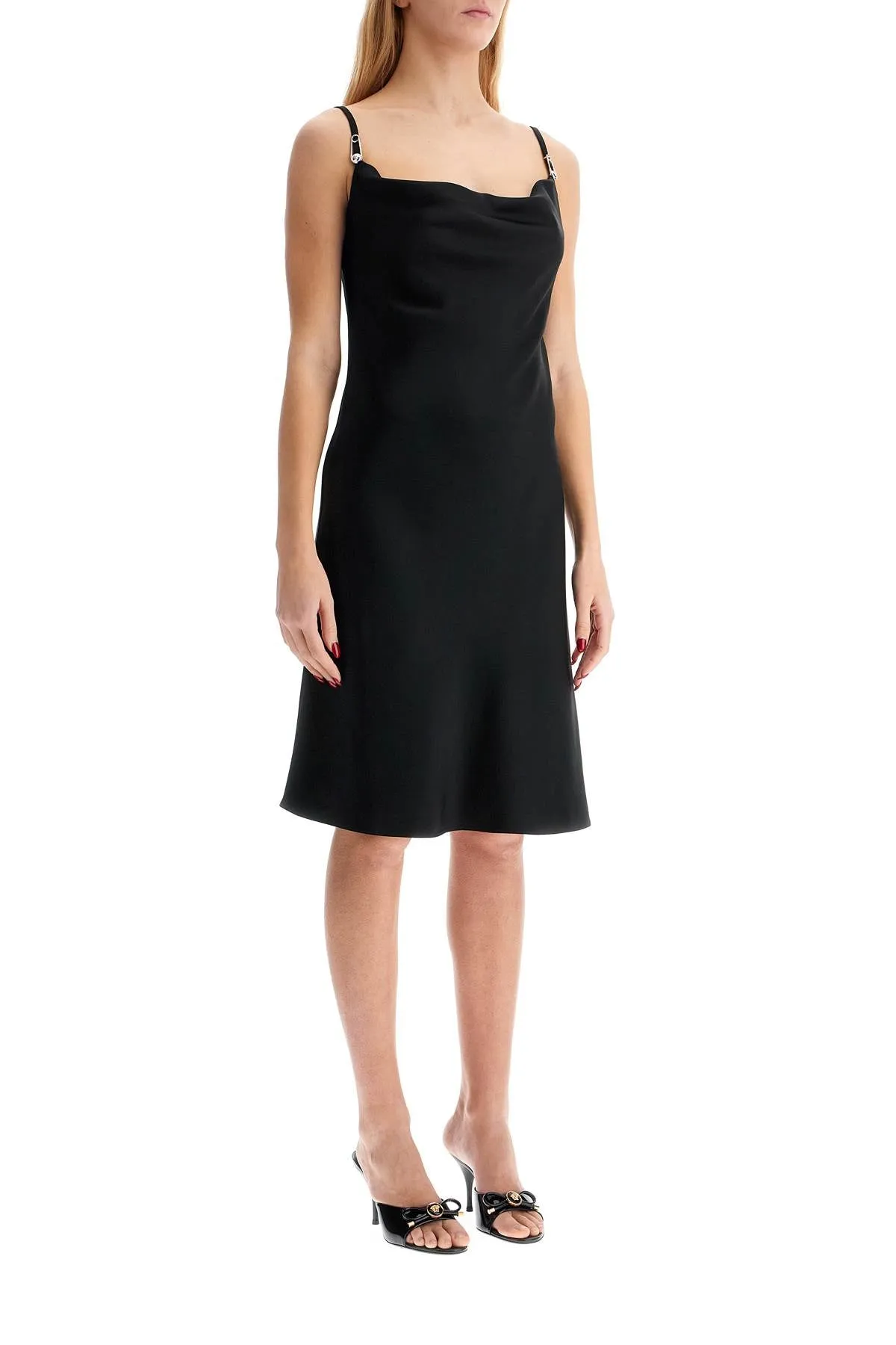 Safety Pin Satin Dress