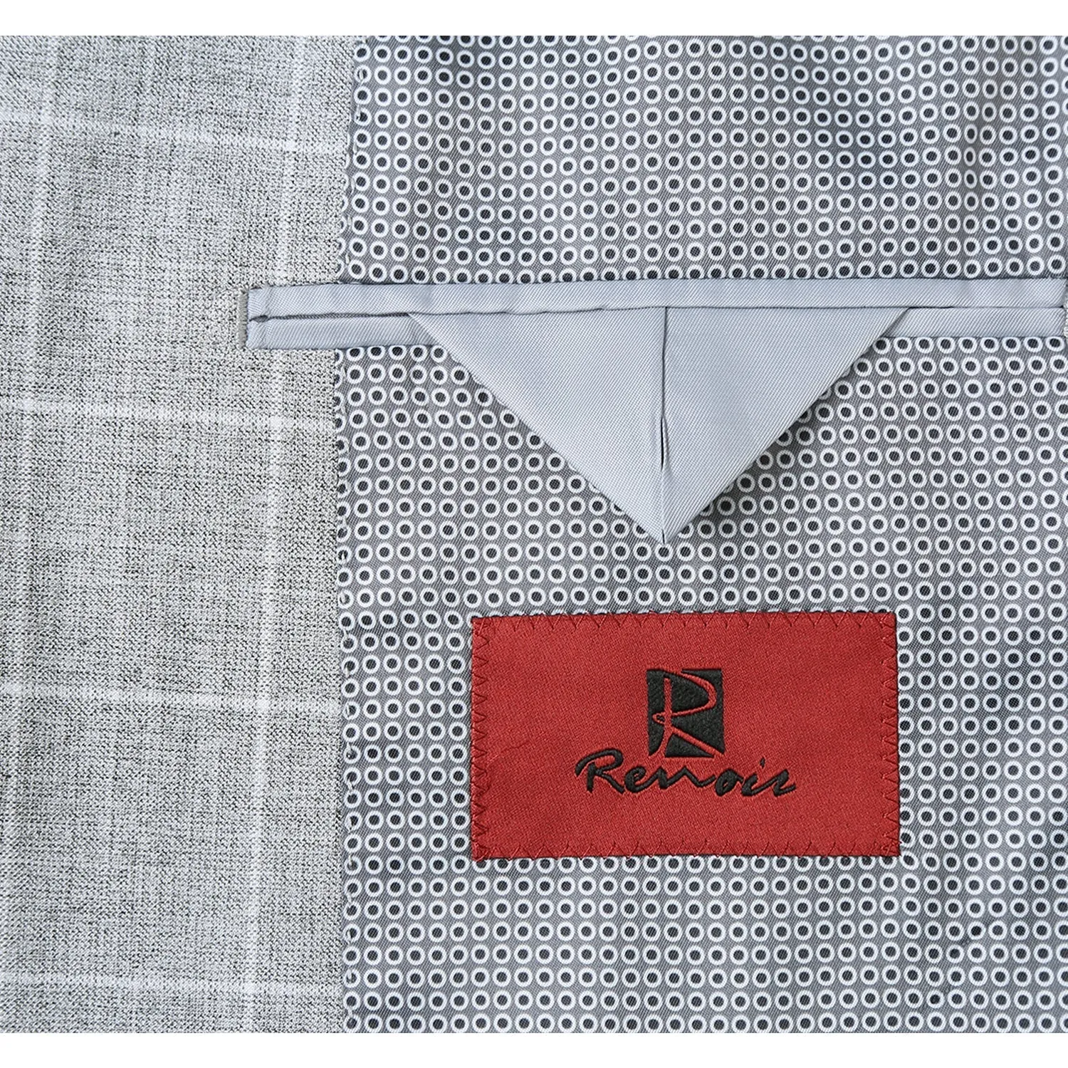 Slim Fit Gray Check Blazer
