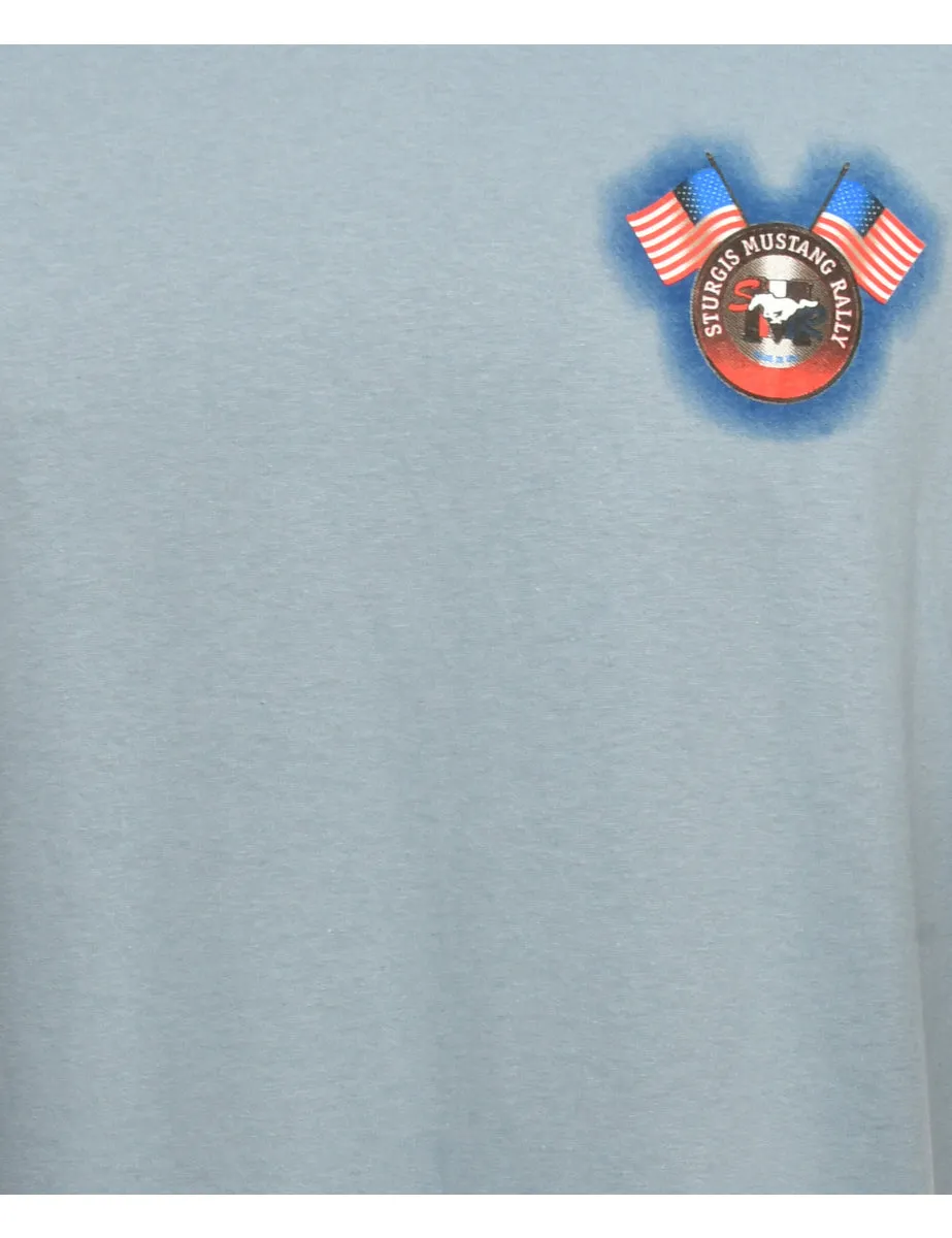 Sturgis Mustang Rally Printed T-shirt - L